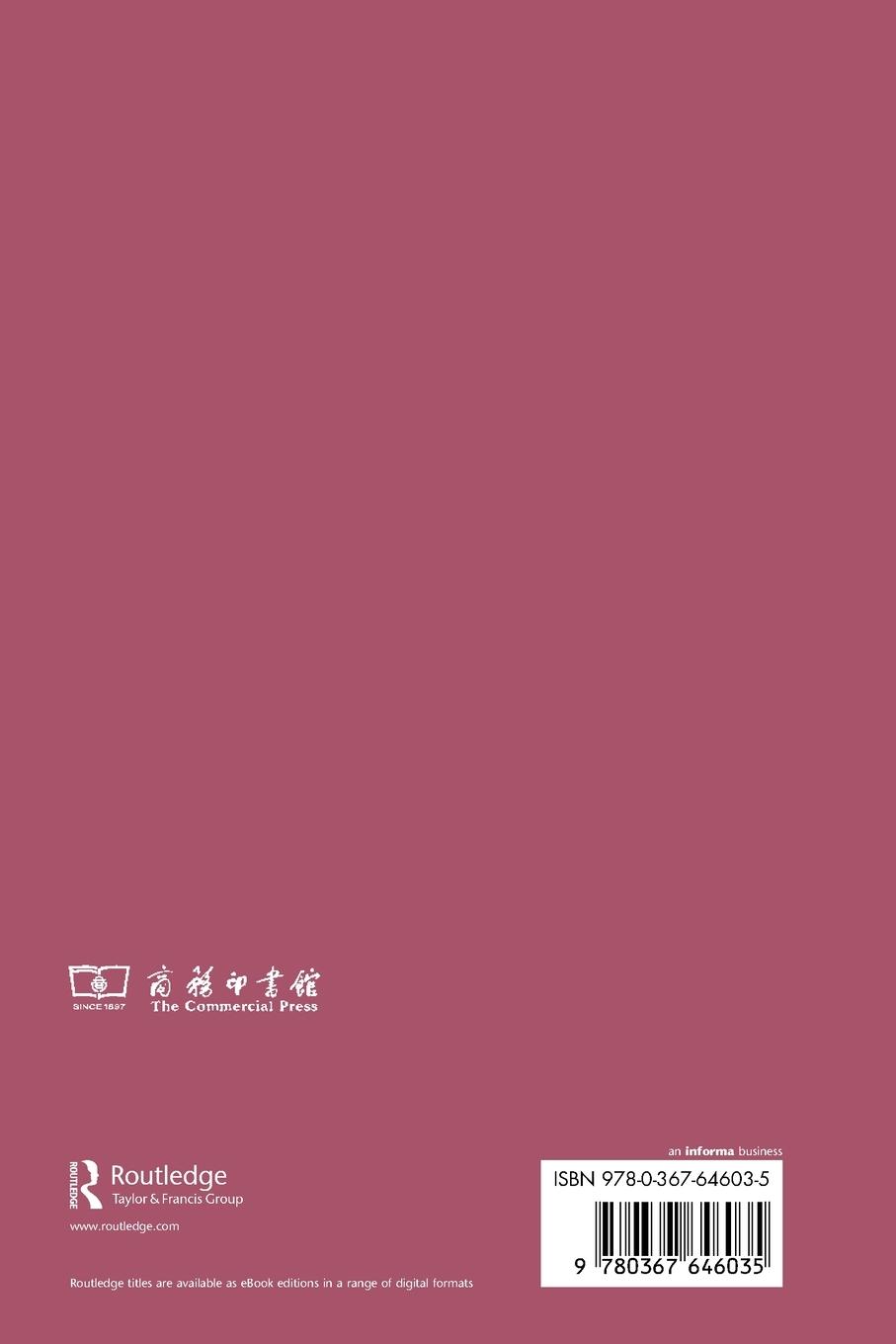 Rückseitencover A Comprehensive Study of Tang Poetry II
