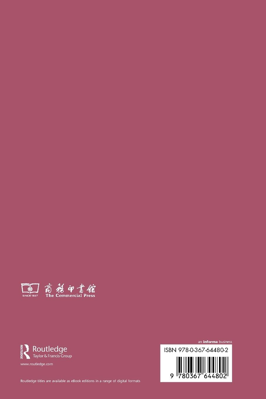 Rückseitencover A Comprehensive Study of Tang Poetry I