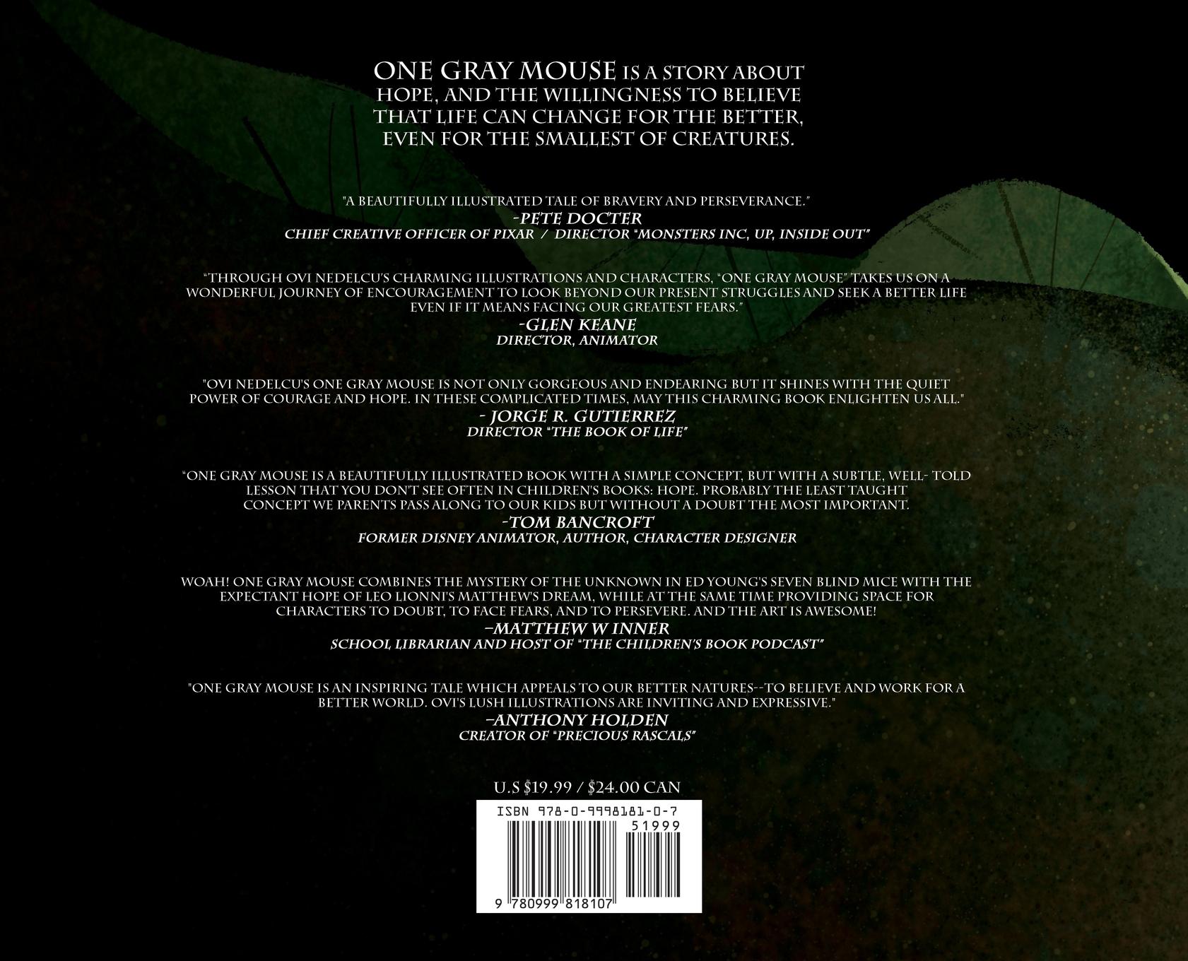 Rückseitencover One Gray Mouse