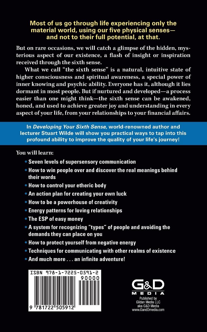 Rückseitencover Developing Your Sixth Sense