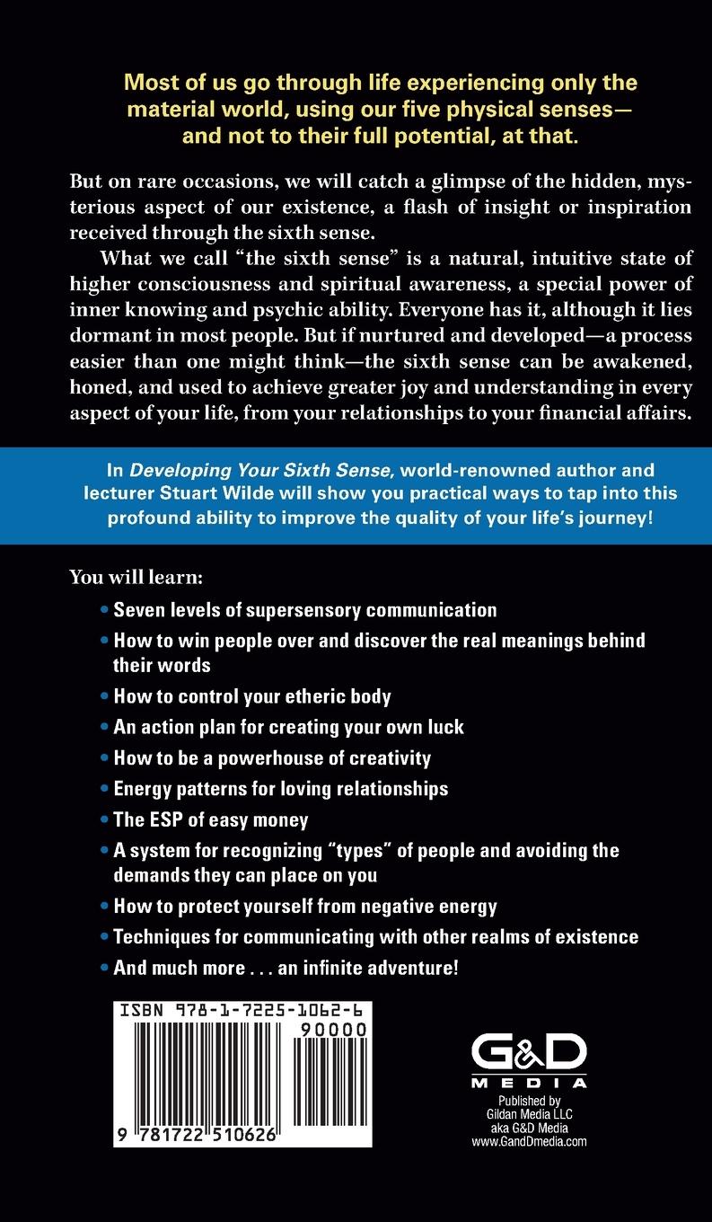 Rückseitencover Developing Your Sixth Sense