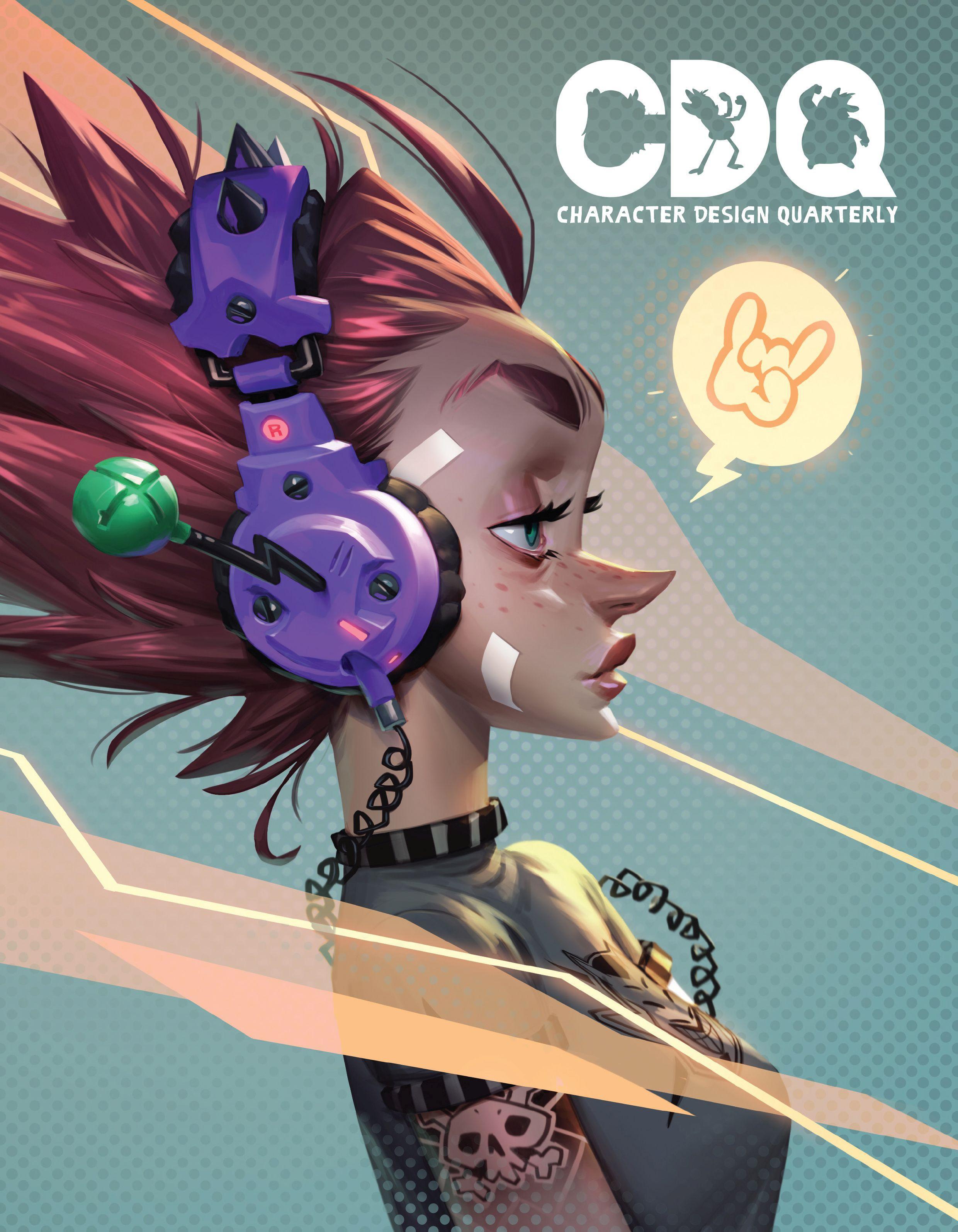 Vorderes Coverbild Character Design Quarterly 22