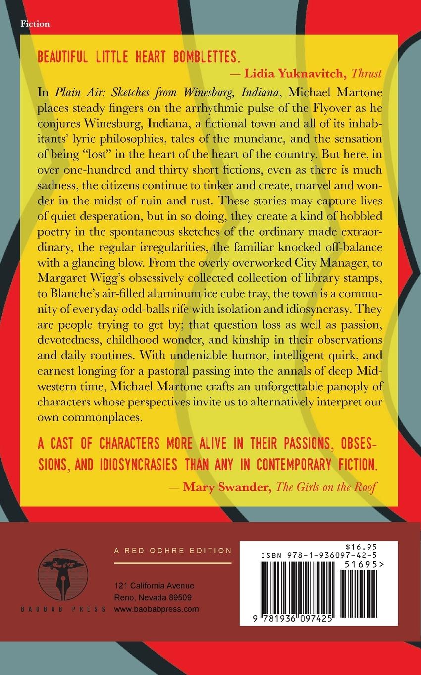 Rückseitencover Plain Air: Sketches from Winesburg, Indiana