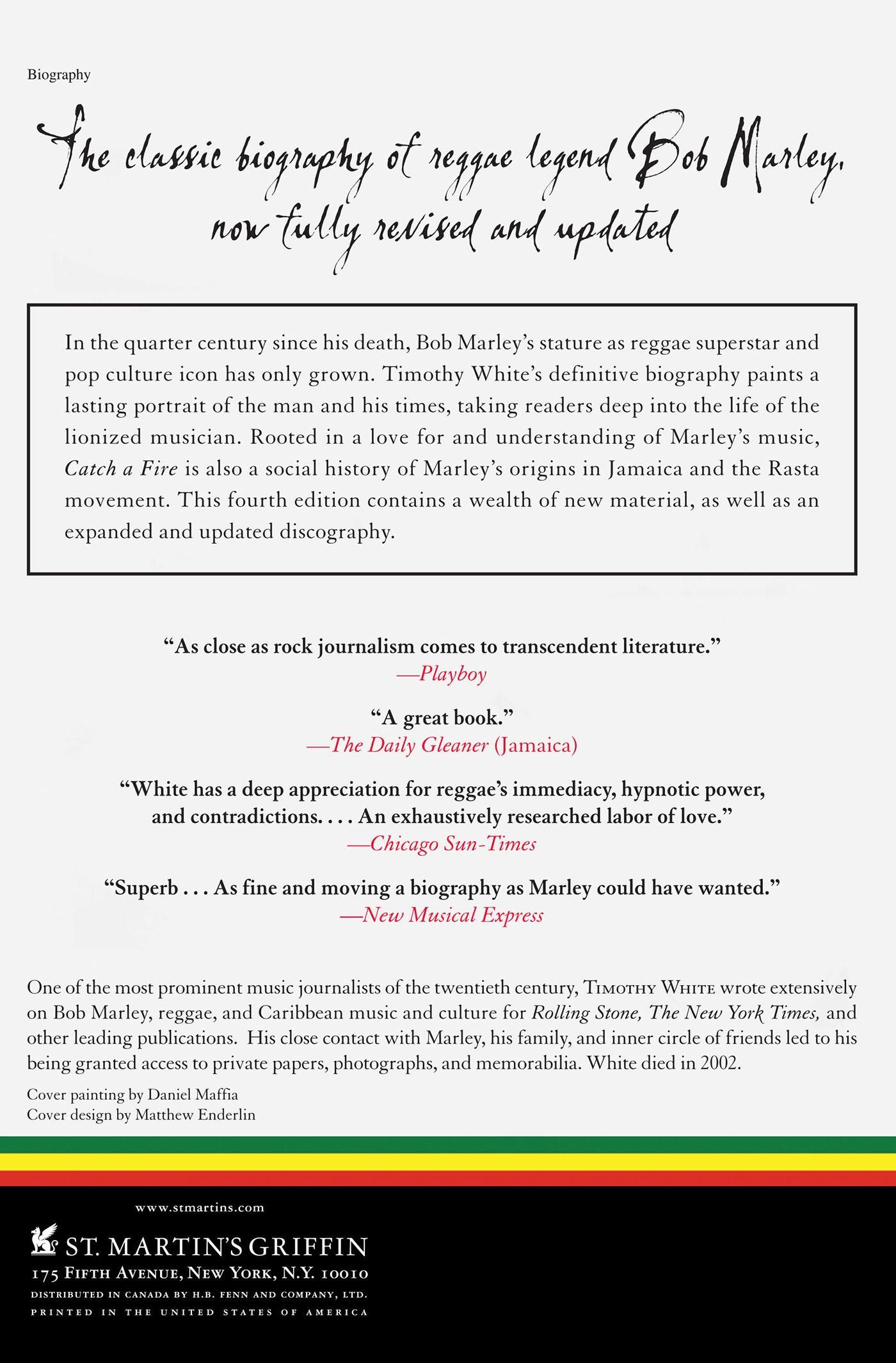 Rückseitencover Catch a Fire