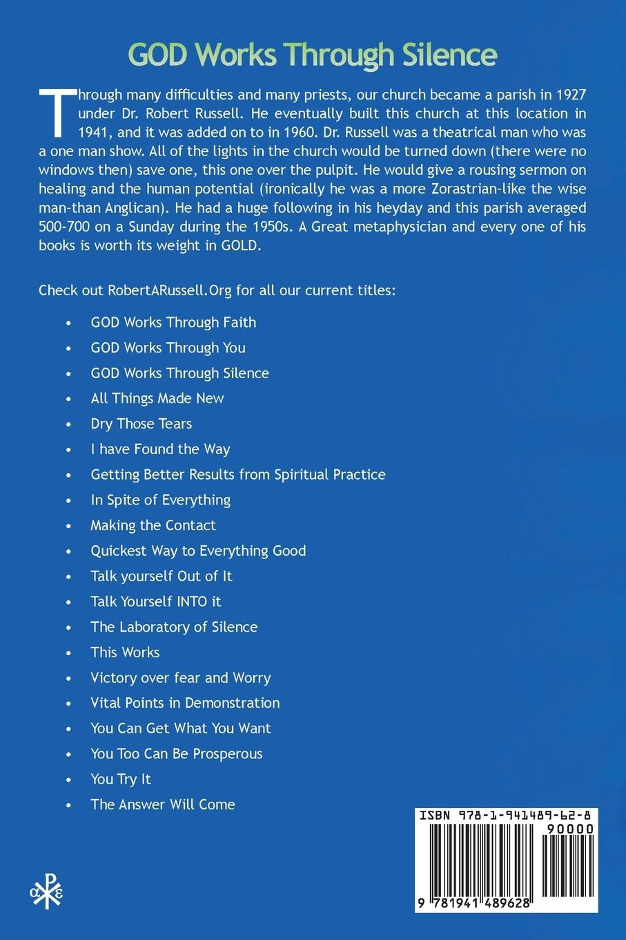 Rückseitencover GOD Works Through Silence