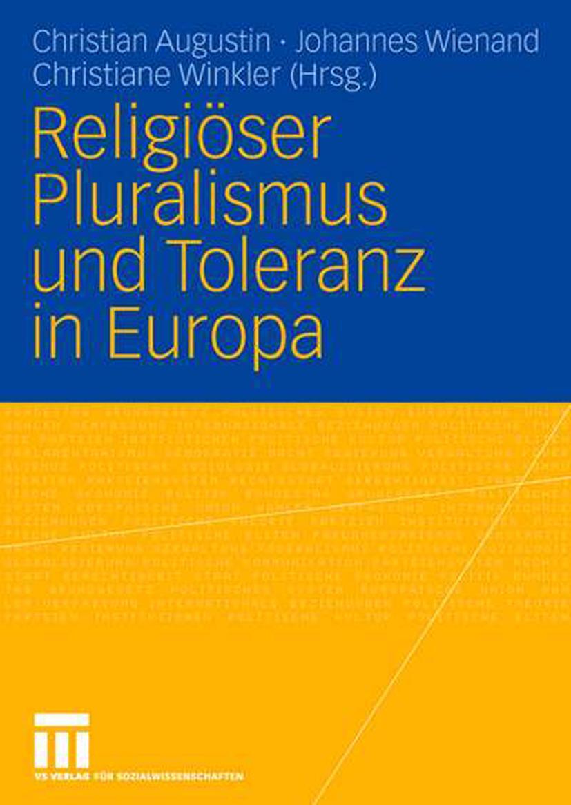 Vorderes Coverbild Religiöser Pluralismus und Toleranz in Europa