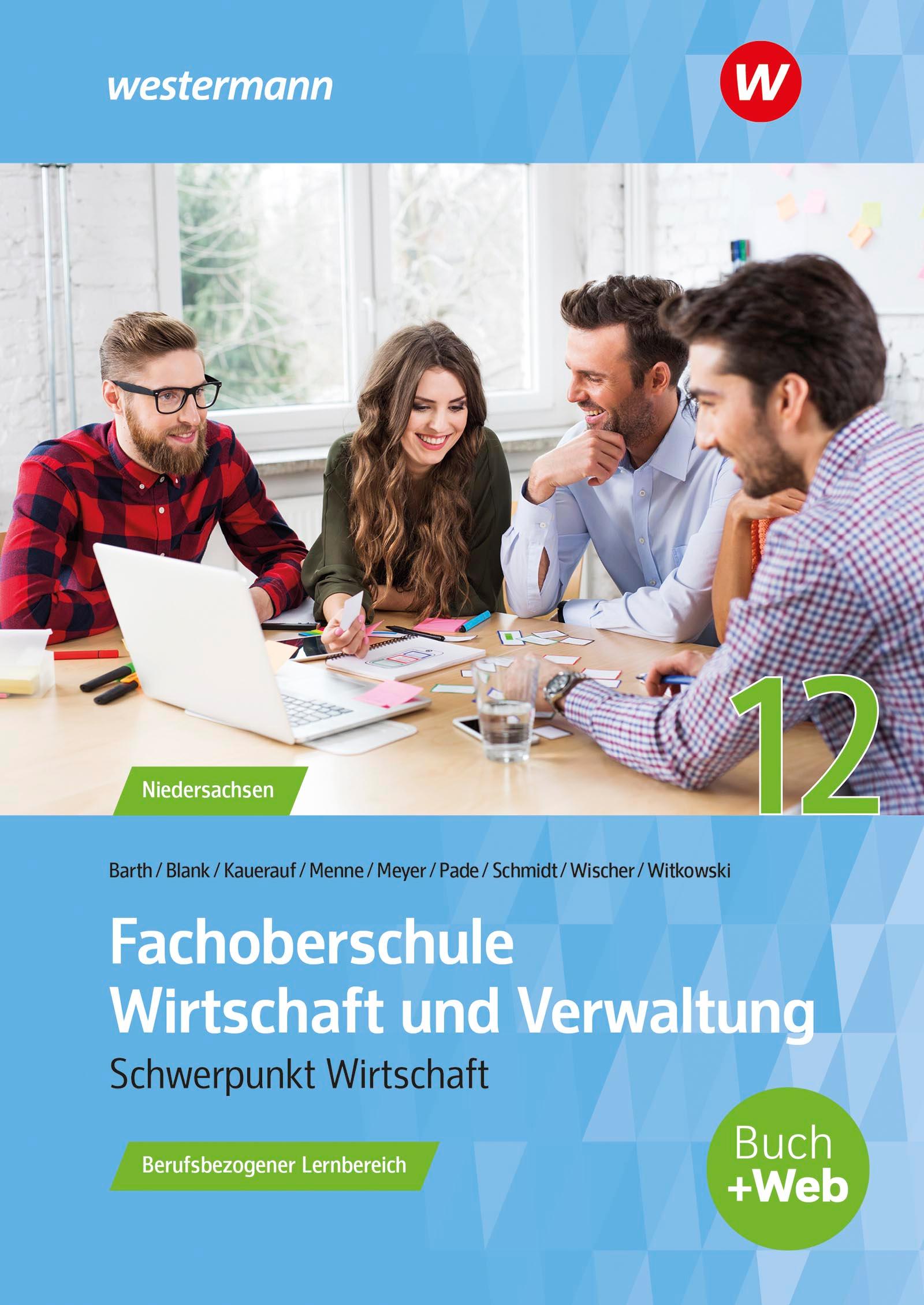 Vorderes Coverbild Fachoberschule Wirtschaft und Verwaltung. Klasse 12: Schulbuch