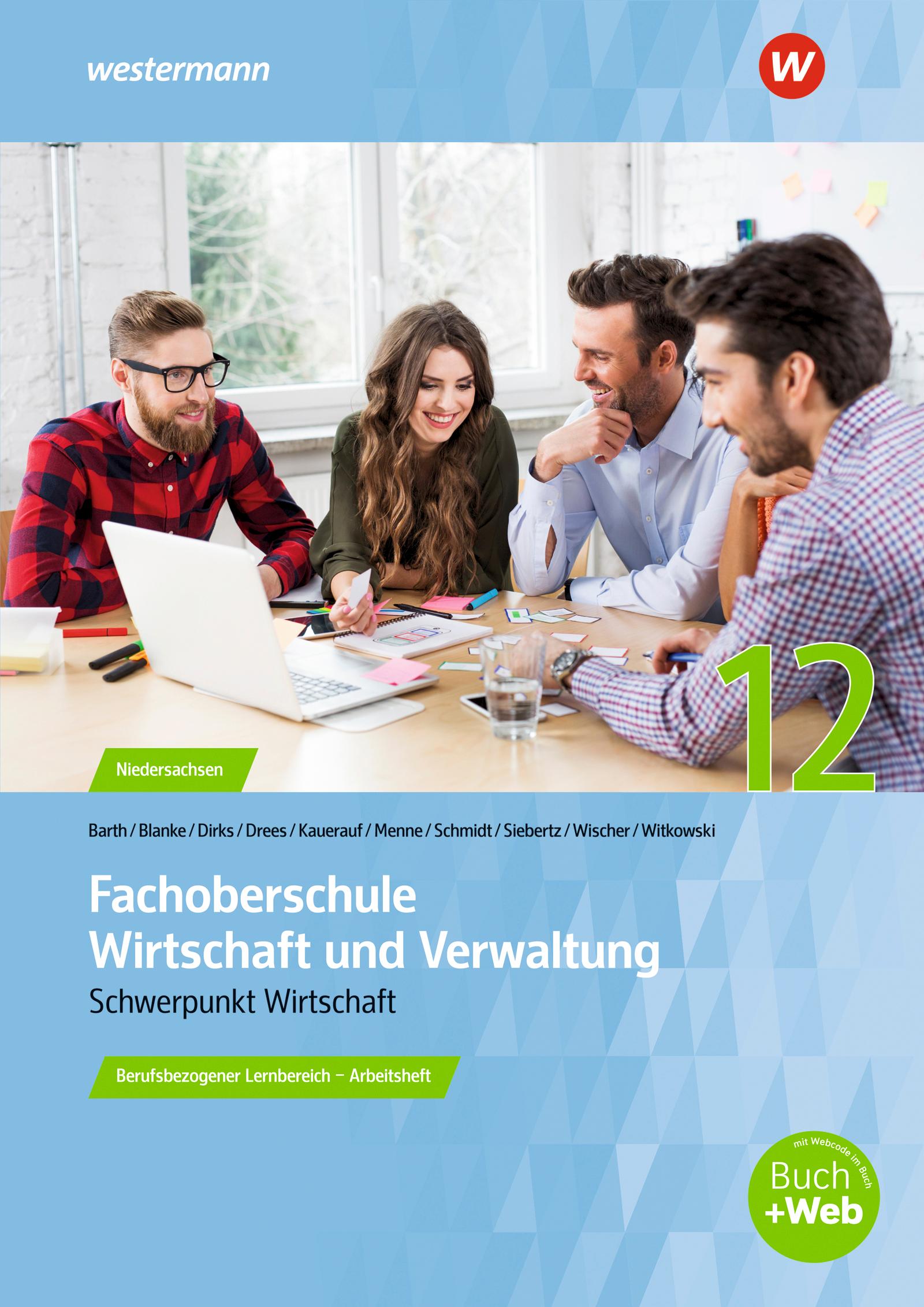 Vorderes Coverbild Fachoberschule Wirtschaft und Verwaltung. Klasse 12: Arbeitsheft
