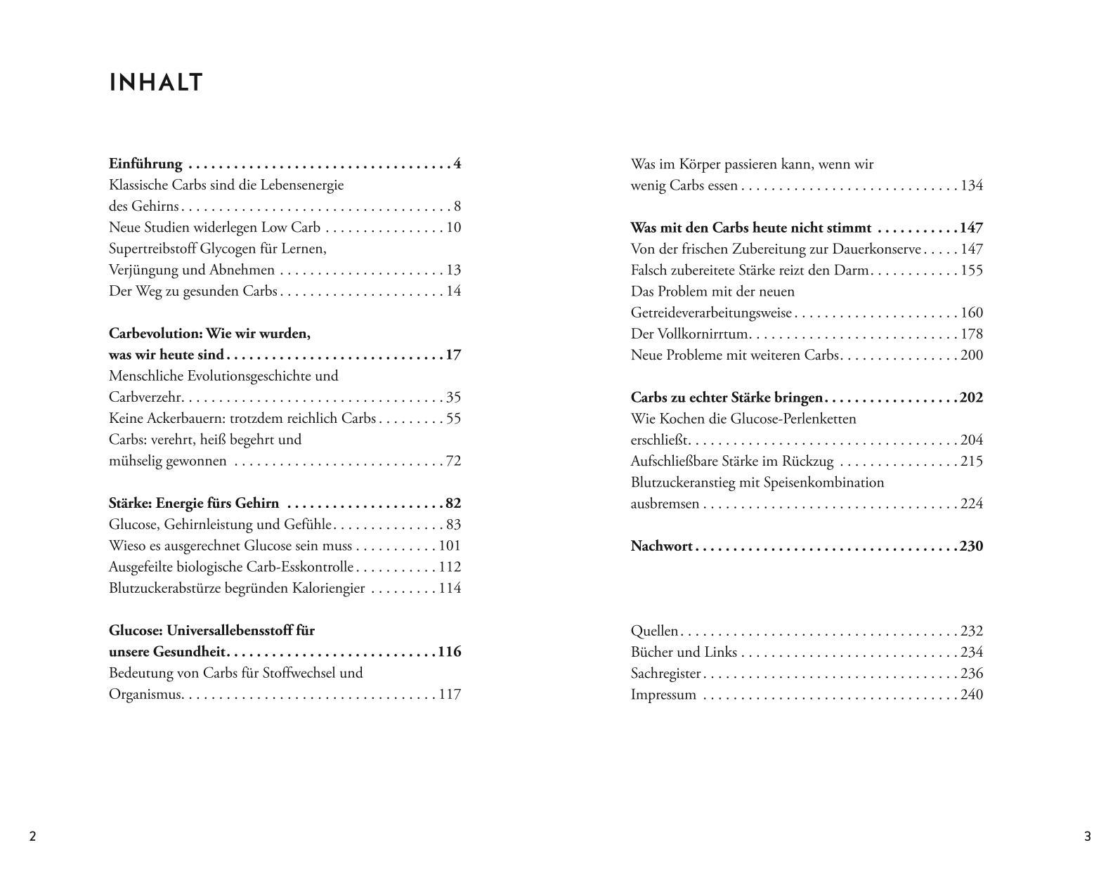 Beispielinhalt (Bild) Freispruch für die Kohlenhydrate