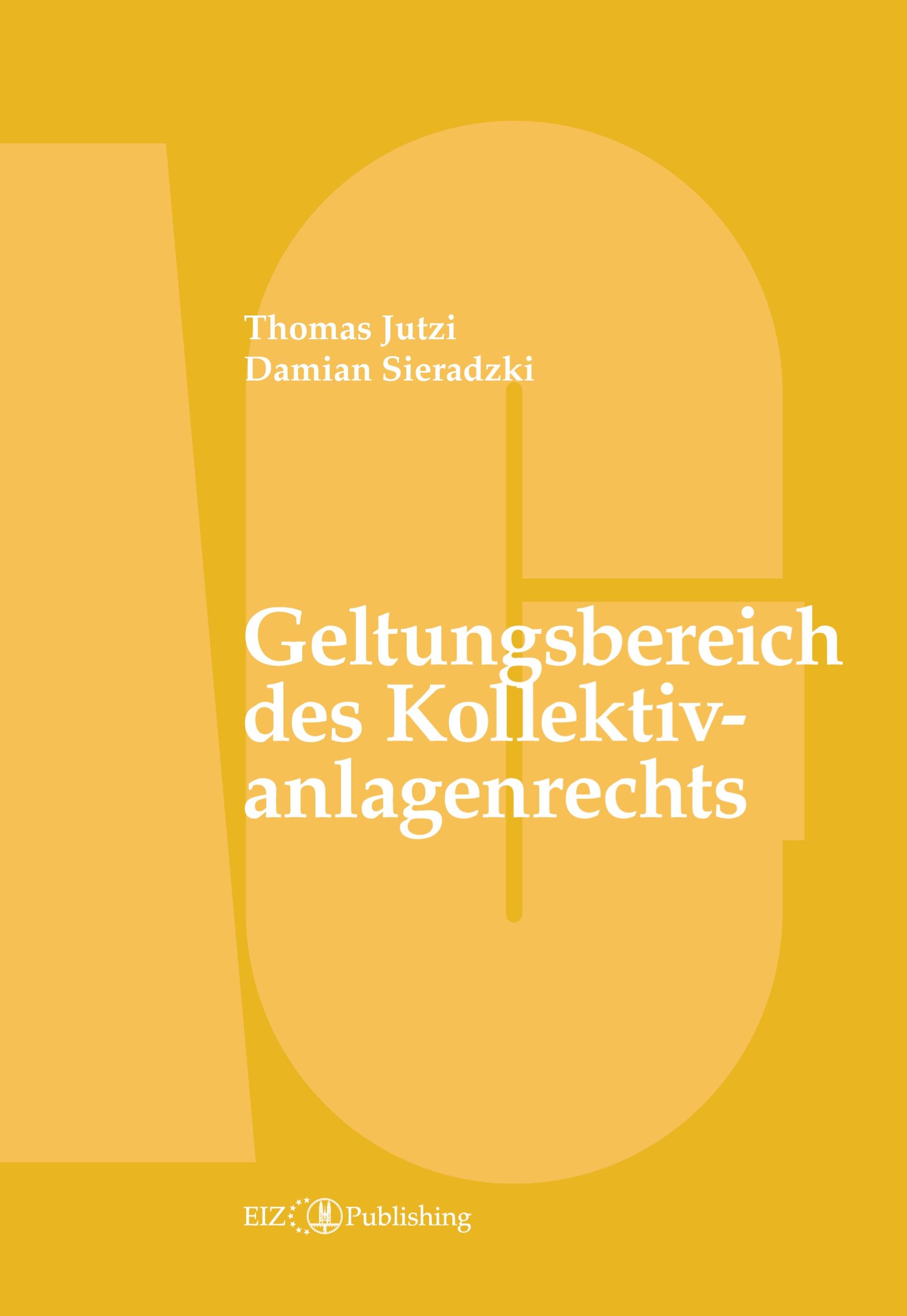 Vorderes Coverbild Geltungsbereich des Kollektivanlagenrechts