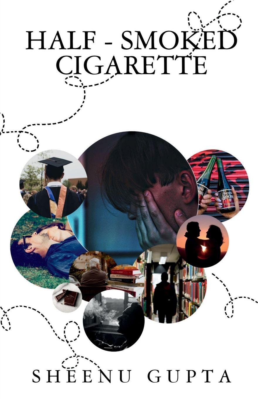 Vorderes Coverbild HALF - SMOKED CIGARETTE