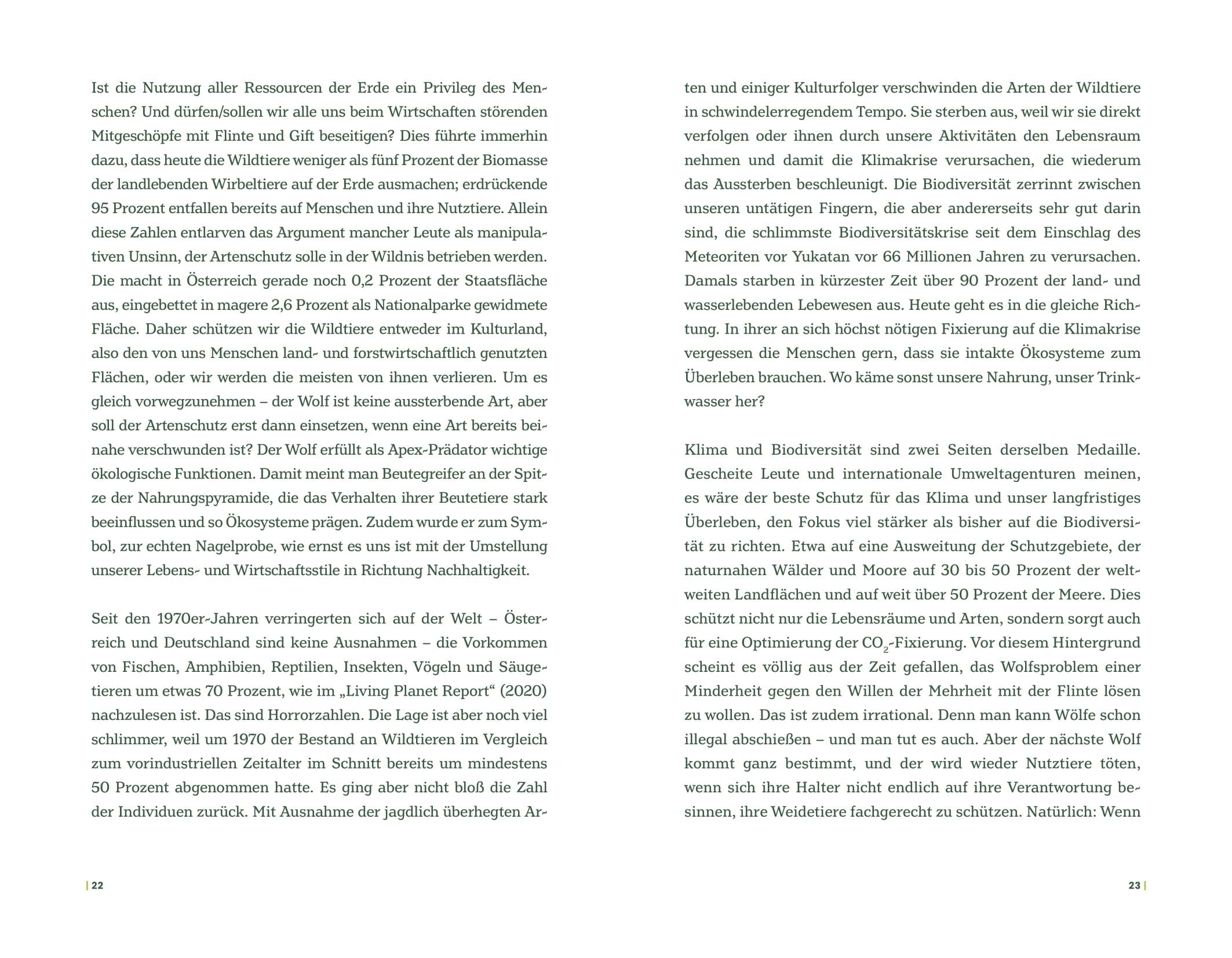 Beispielinhalt (Bild) Der Wolf und wir