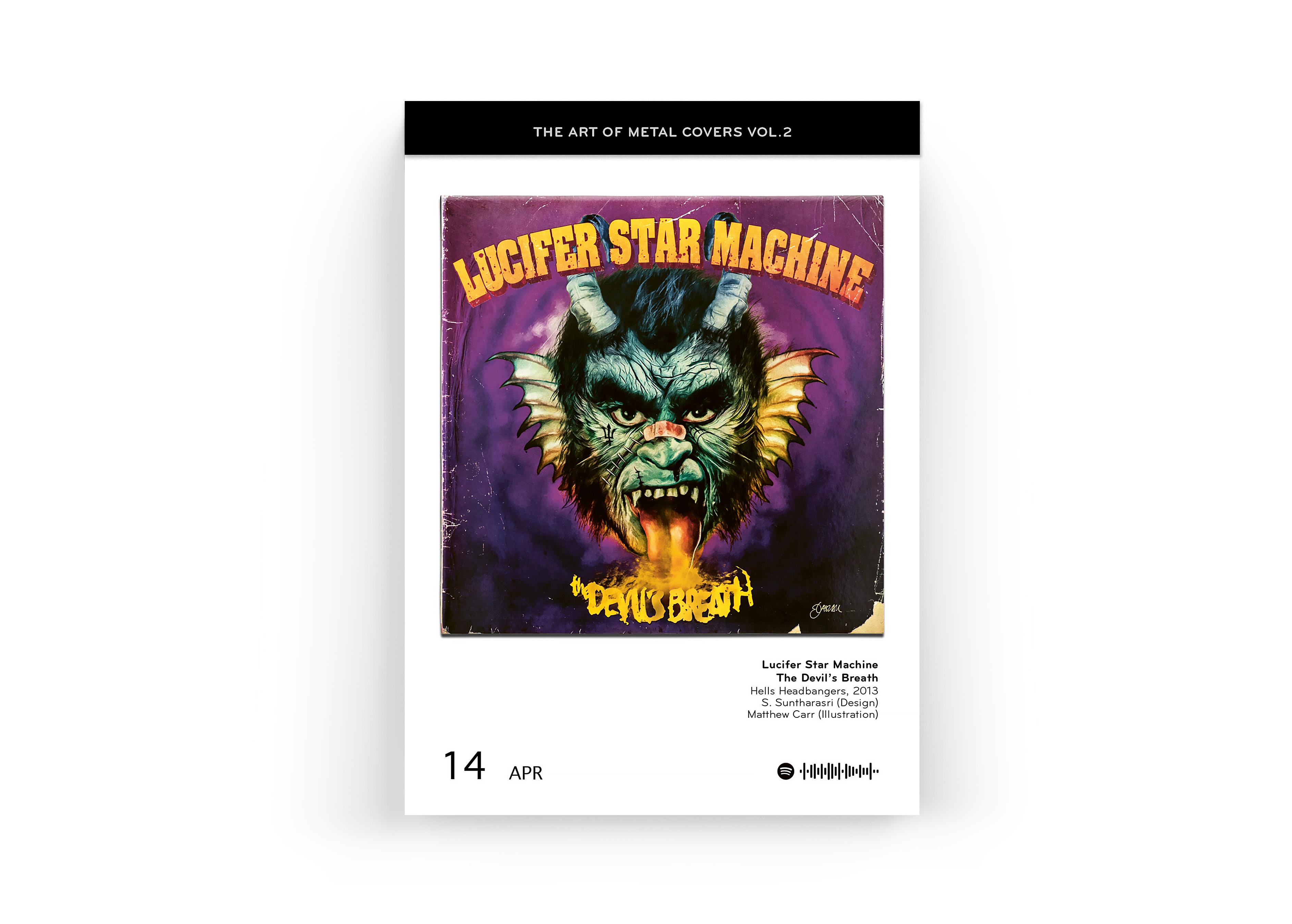 Beispielinhalt (Bild) The Art of Metal Covers Vol. 2