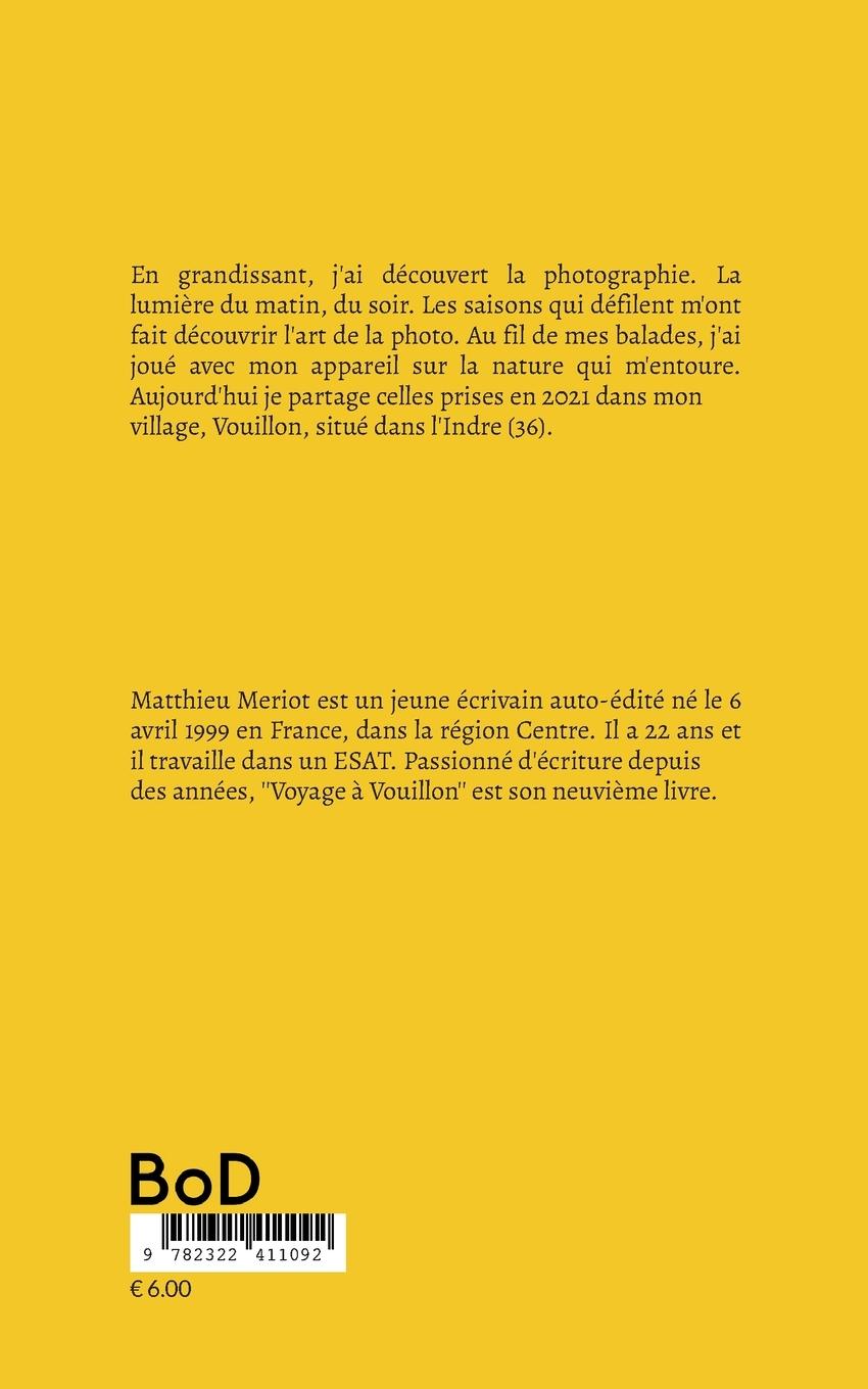 Rückseitencover Voyage à Vouillon