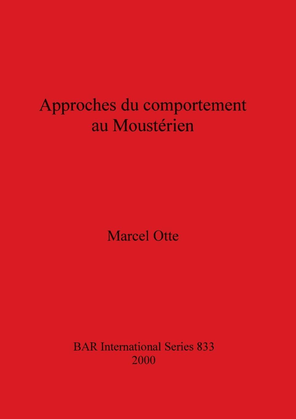Vorderes Coverbild Approches du comportement au Moustérien