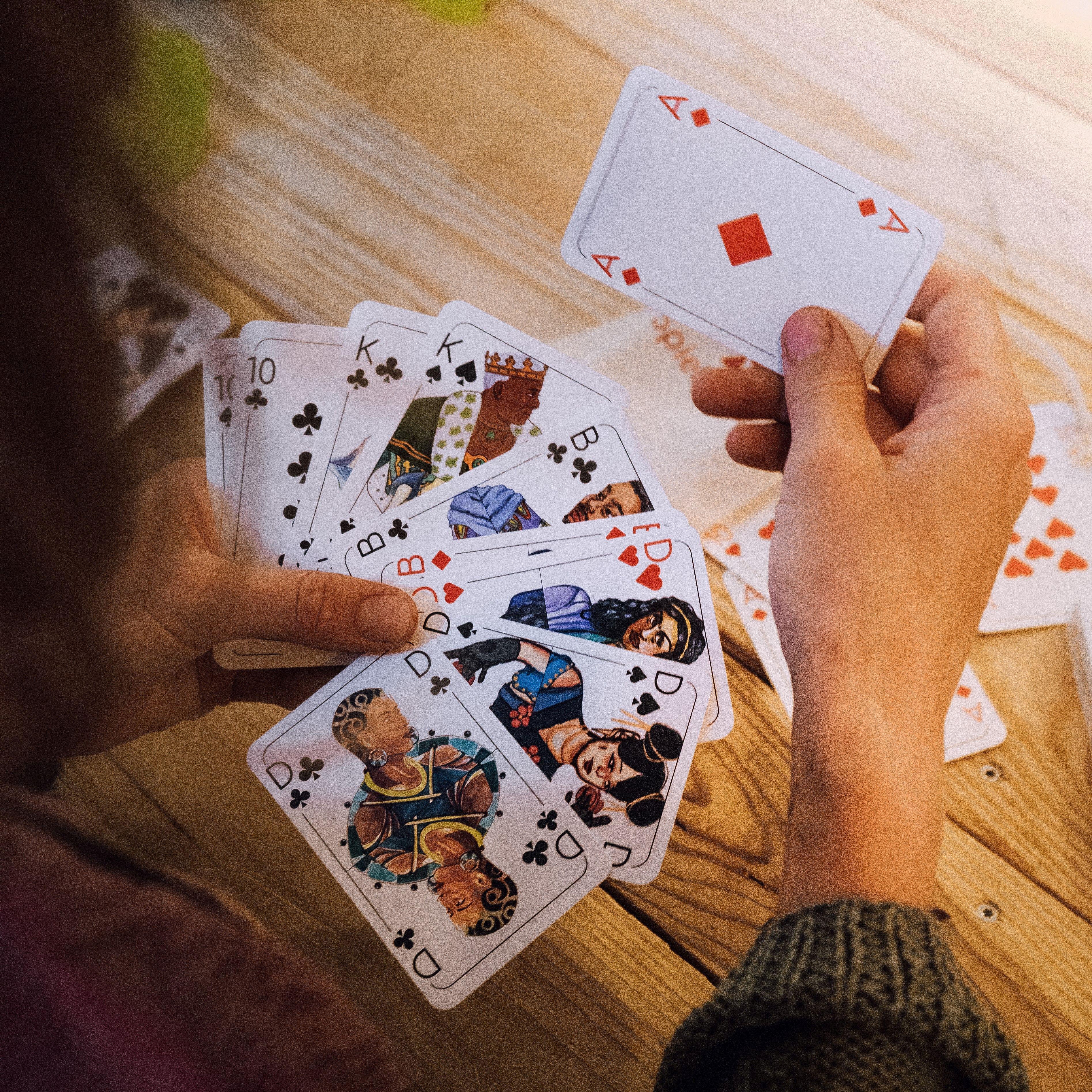 Beispielinhalt (Bild) Spielkarten - Rommé