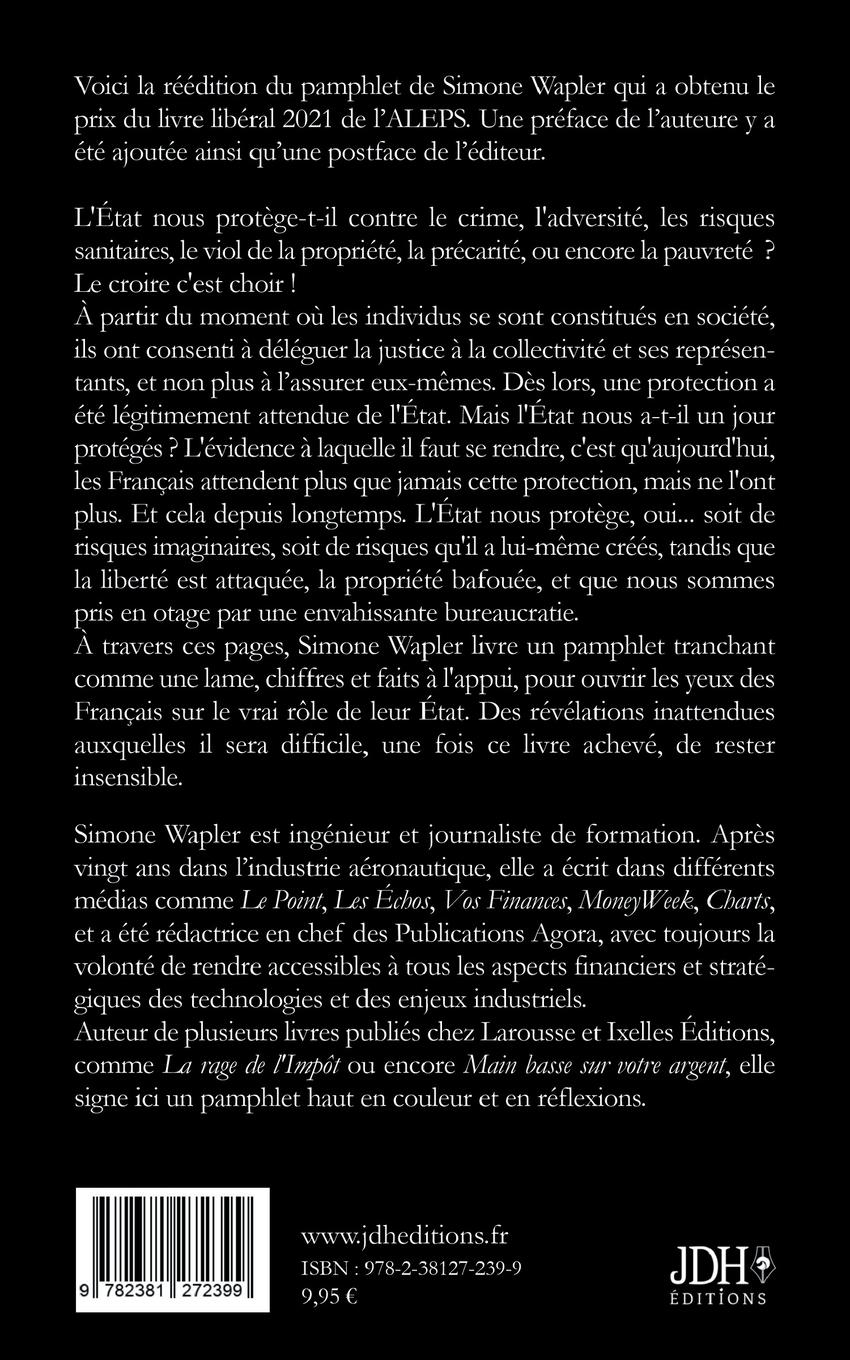 Rückseitencover NON, L'ÉTAT NE NOUS PROTÈGE PLUS !