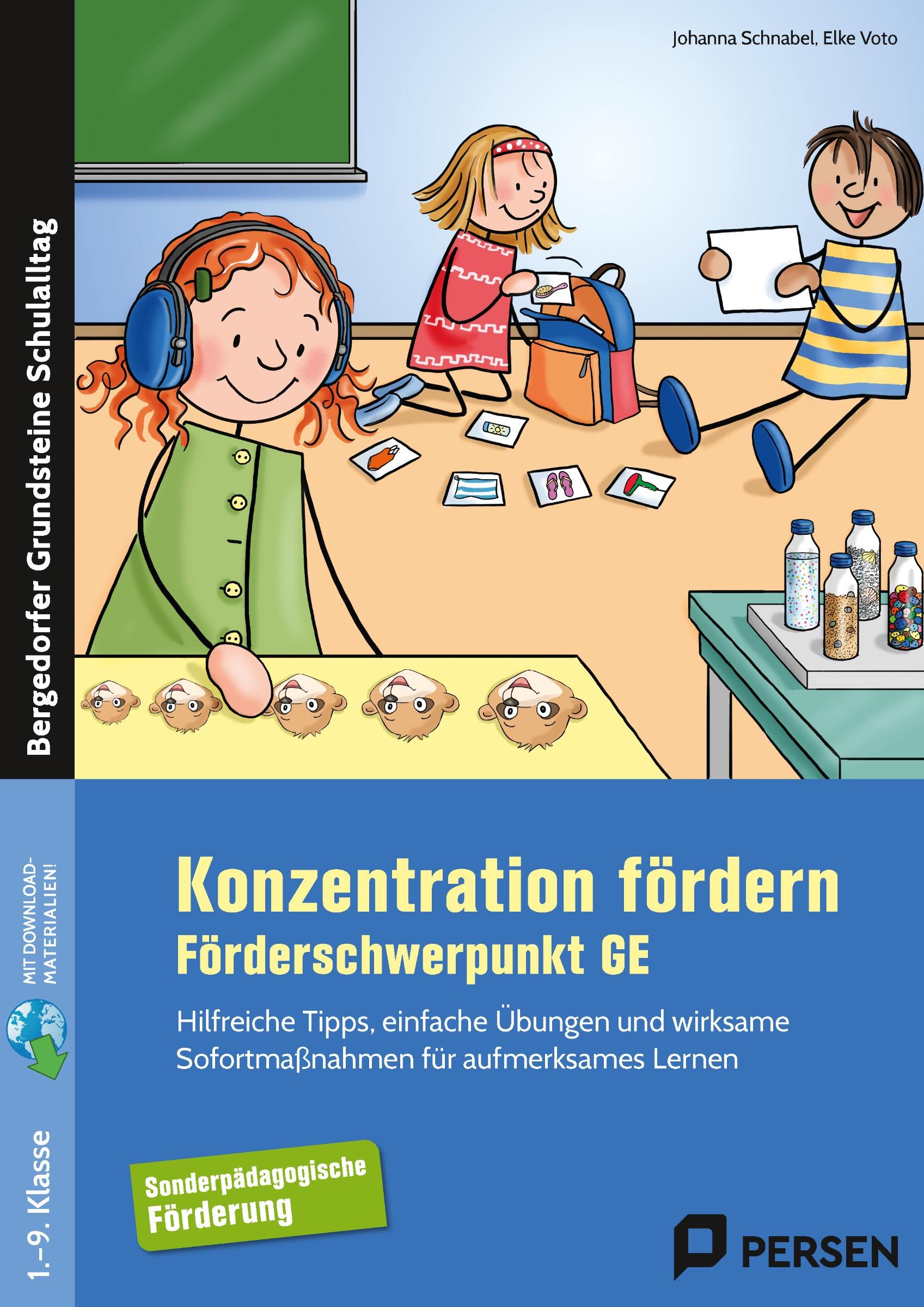 Vorderes Coverbild Konzentration fördern im Förderschwerpunkt GE