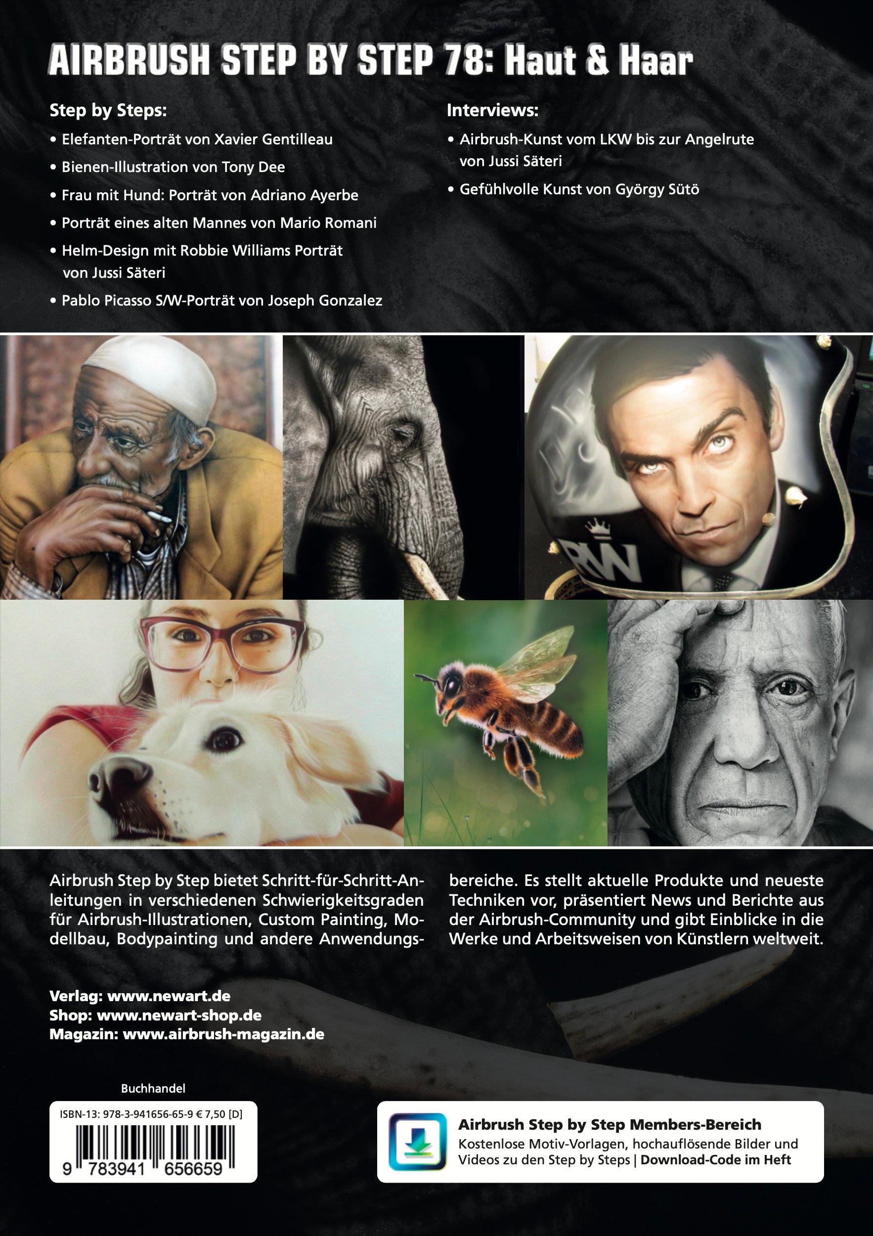 Rückseitencover Airbrush Step by Step 78