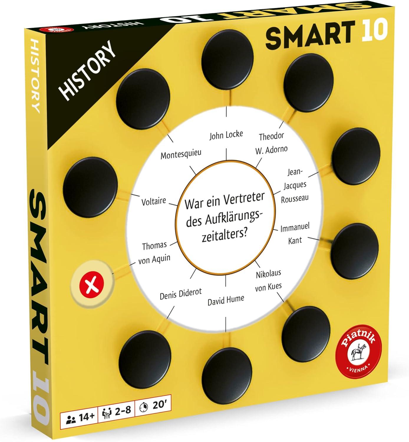 Vorderes Coverbild Smart 10 Zusatzfragen-History