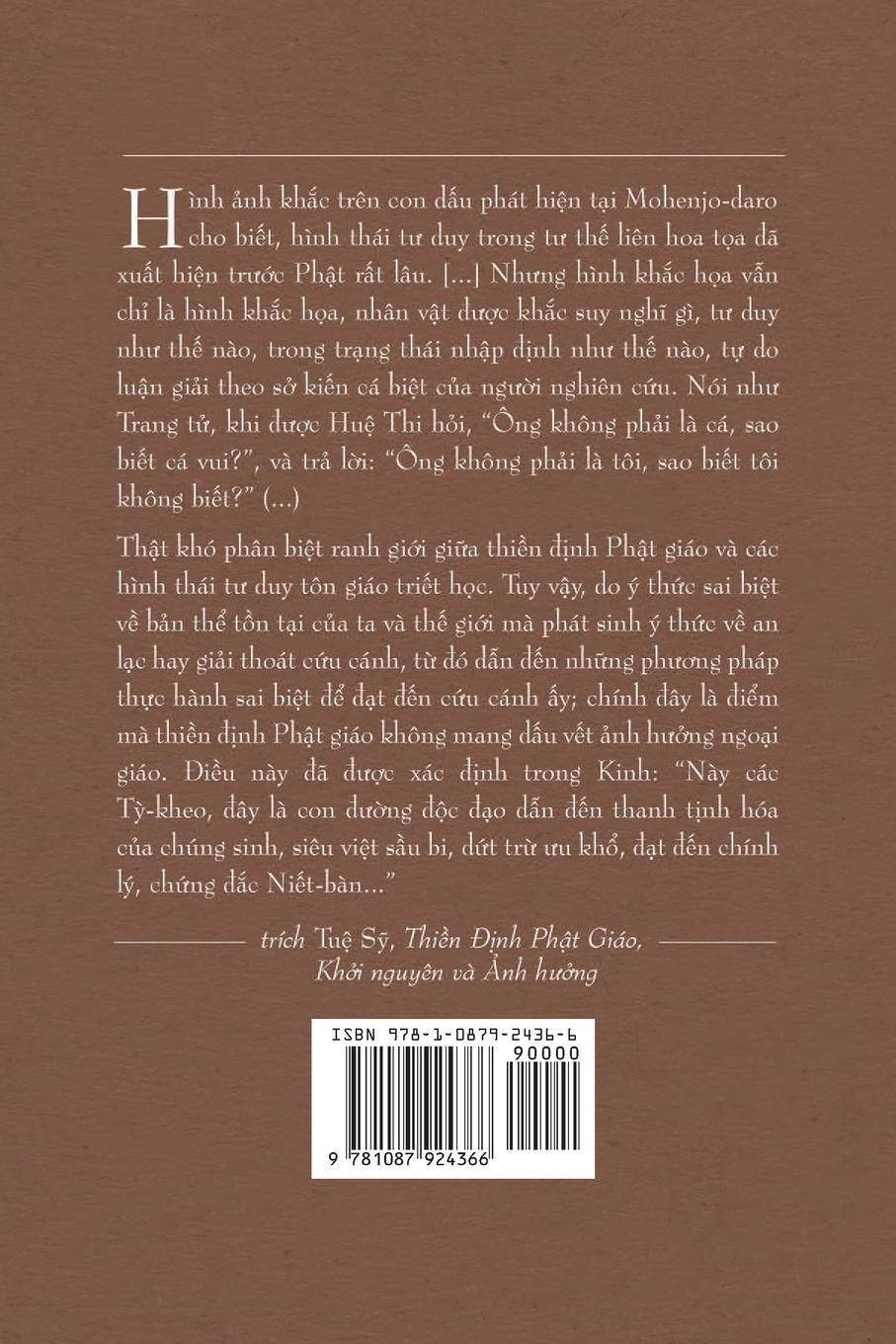 Rückseitencover THI¿N ¿¿NH PH¿T GIÁO | KH¿I NGUYÊN VÀ ¿NH H¿¿NG