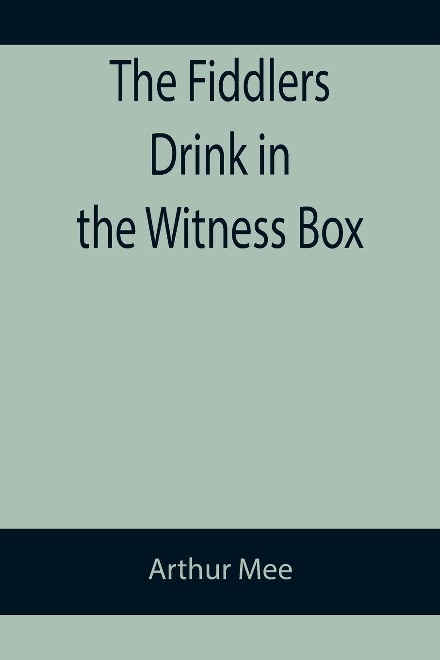 Vorderes Coverbild The Fiddlers Drink in the Witness Box