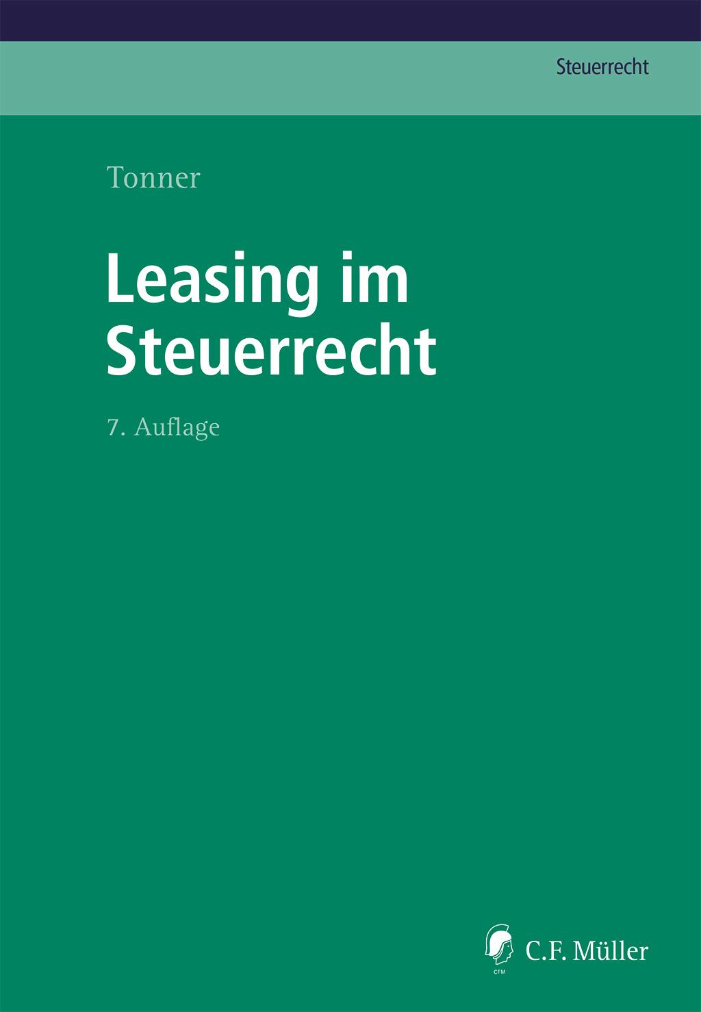 Vorderes Coverbild Leasing im Steuerrecht