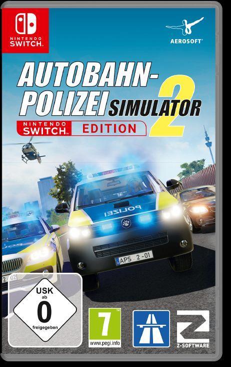 Vorderes Coverbild Autobahn-Polizei Simulator (Nintendo Switch)