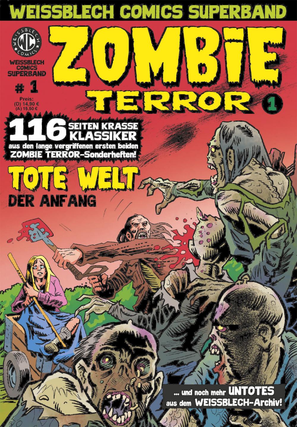 Vorderes Coverbild WEISSBLECH Comics Superband 1