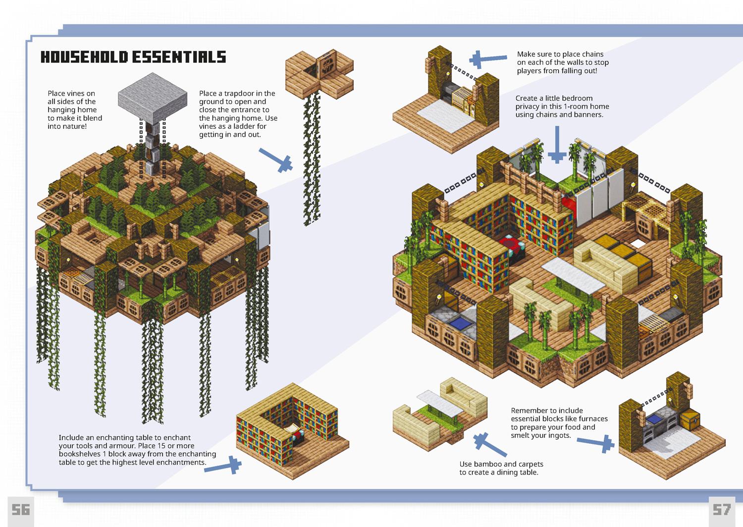 Beispielinhalt (Bild) Minecraft Amazing Bite Size Builds