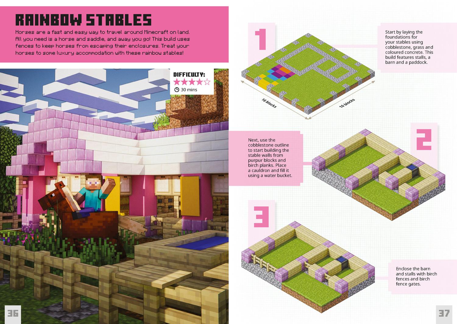 Beispielinhalt (Bild) Minecraft Amazing Bite Size Builds