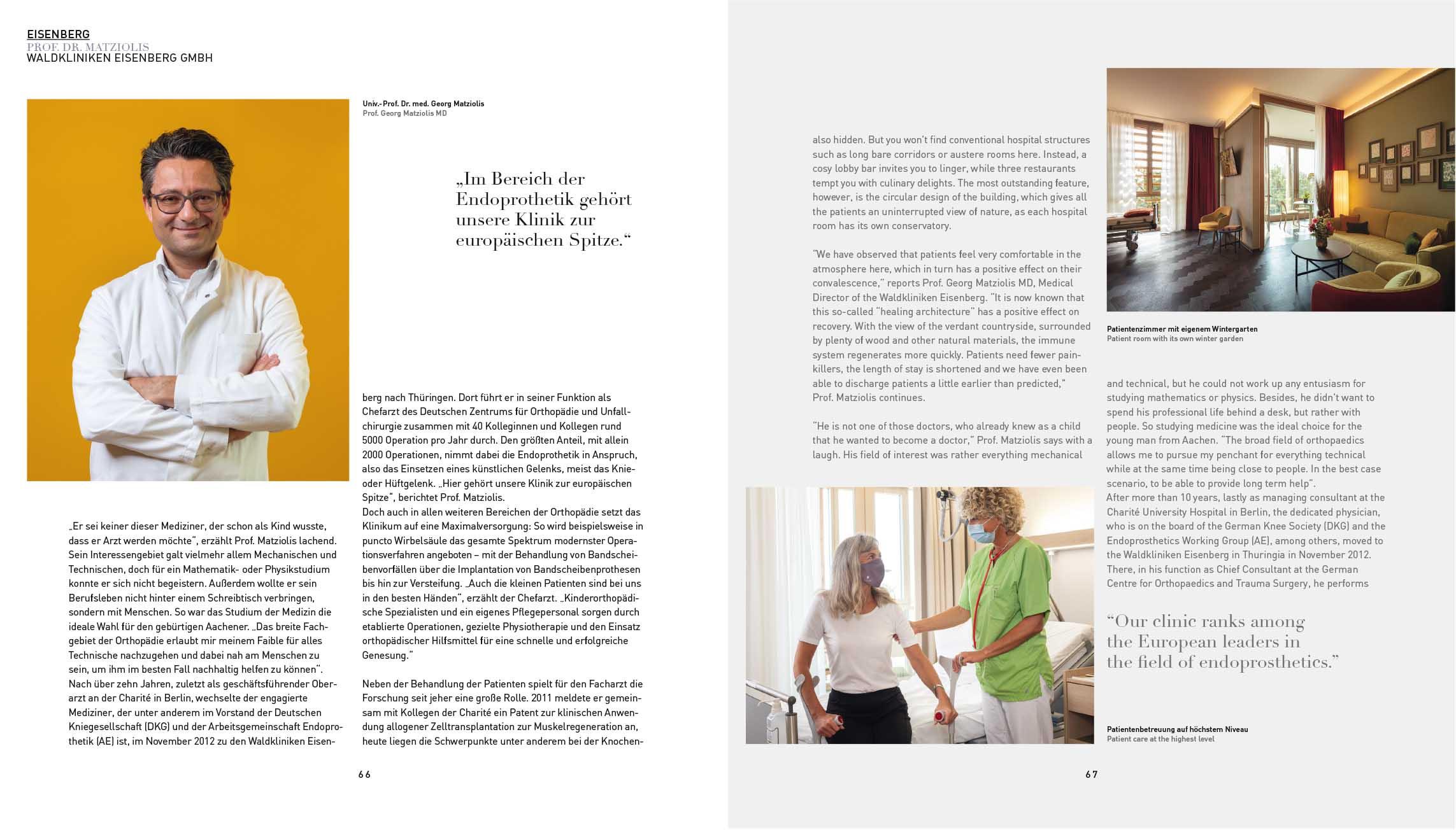 Beispielinhalt (Bild) Moderne Orthopädie