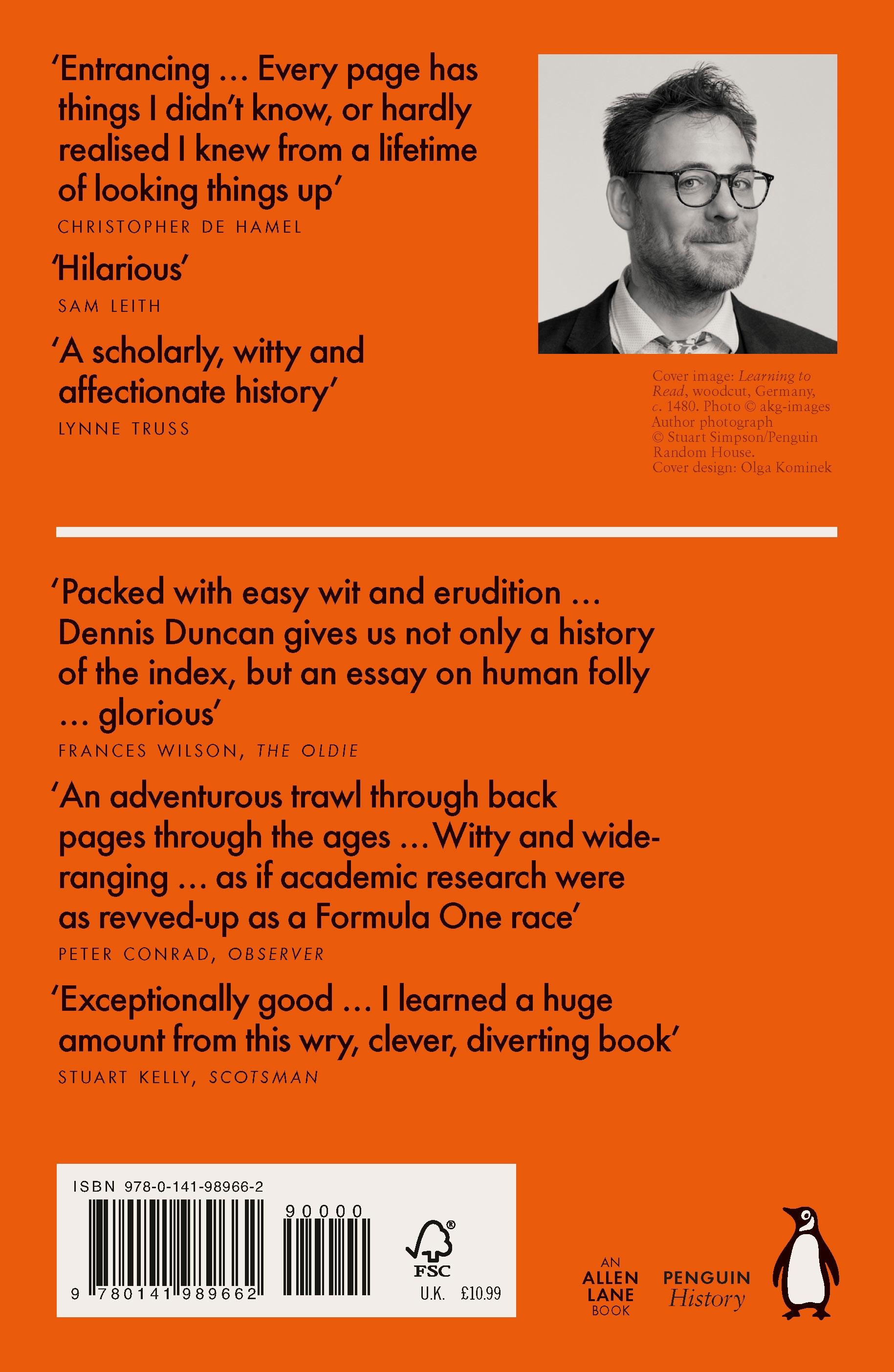 Rückseitencover Index, A History of the