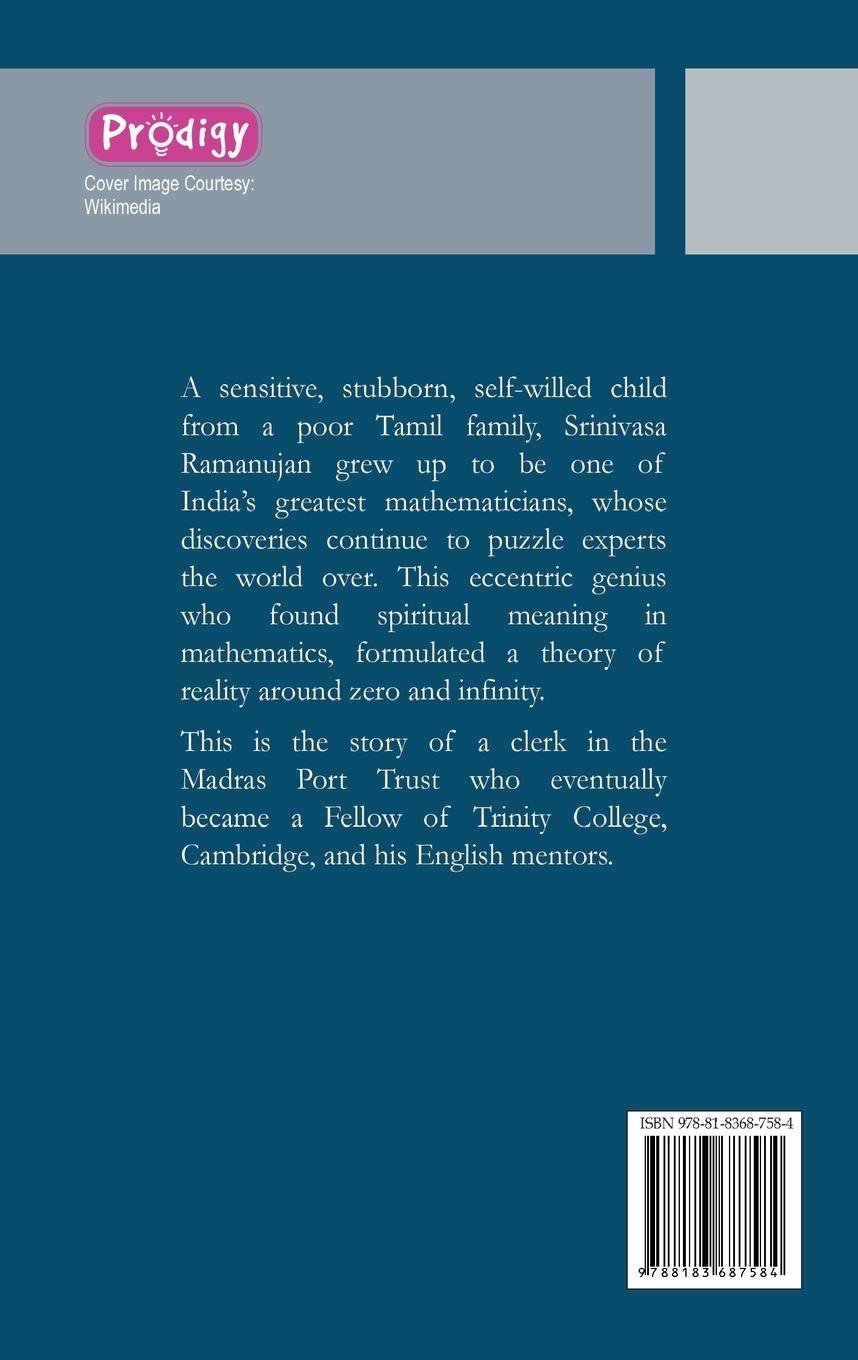 Rückseitencover Srinivasa Ramanujam