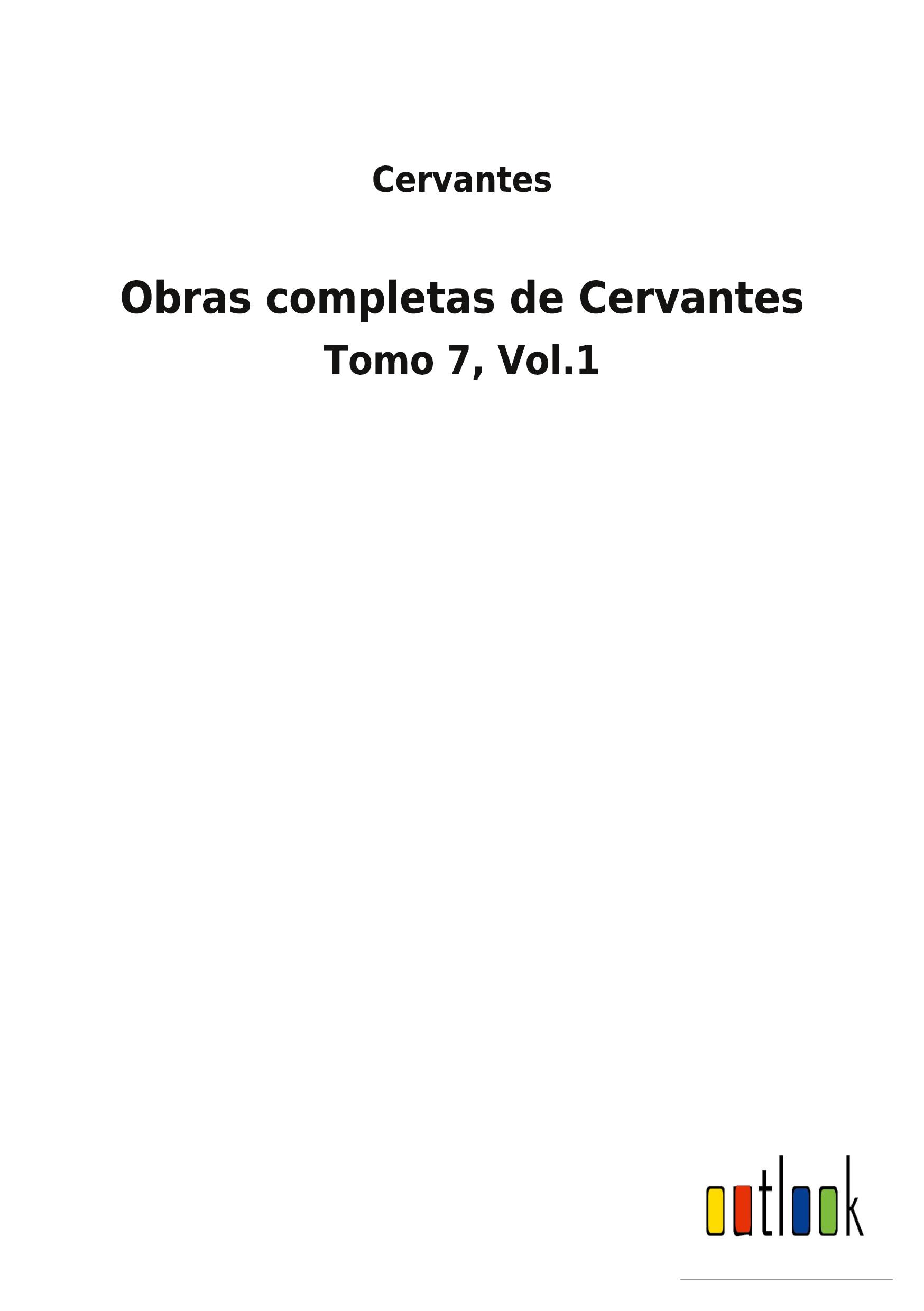 Vorderes Coverbild Obras completas de Cervantes