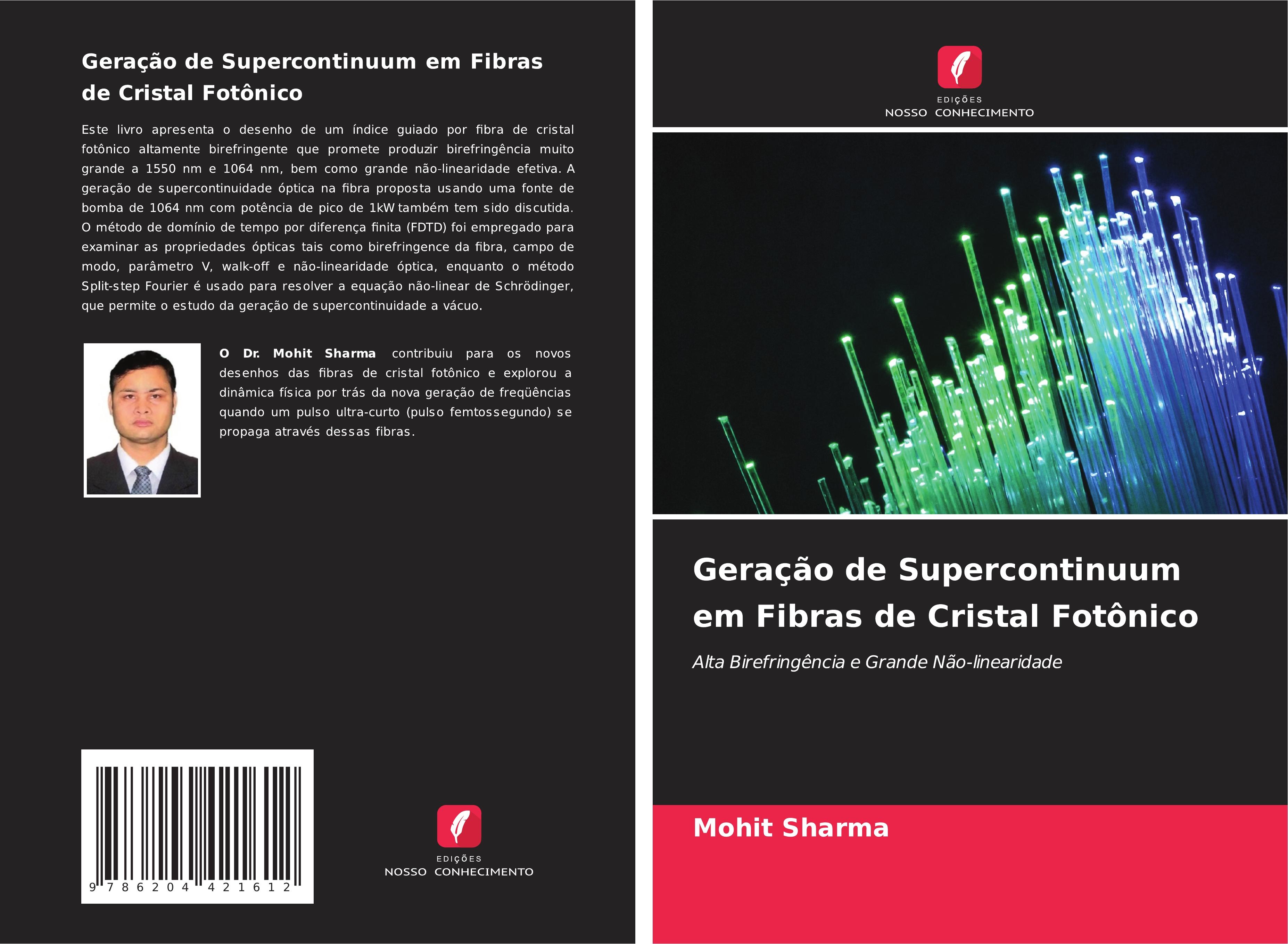Vorderes Coverbild Geração de Supercontinuum em Fibras de Cristal Fotônico