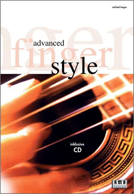 Vorderes Coverbild Advanced Fingerstyle. Mit CD