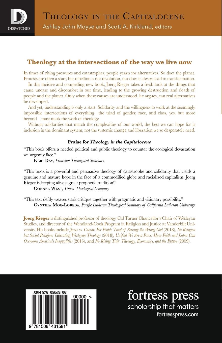 Rückseitencover Theology in the Capitalocene