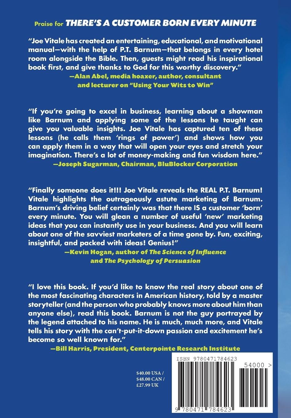 Vorderes Coverbild There's a Customer Born Every Minute