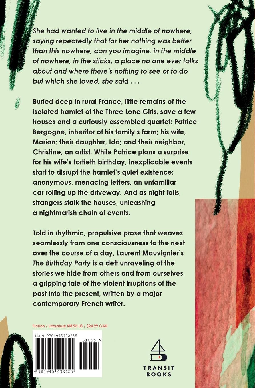 Rückseitencover The Birthday Party