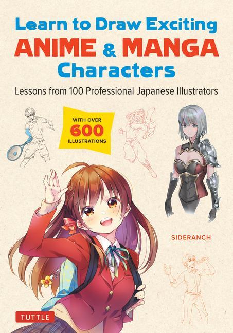 Vorderes Coverbild Learn to Draw Exciting Anime & Manga Characters
