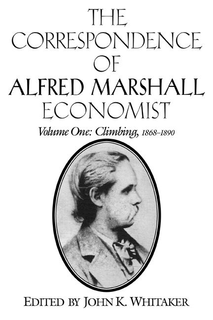 Vorderes Coverbild The Correspondence of Alfred Marshall Economist