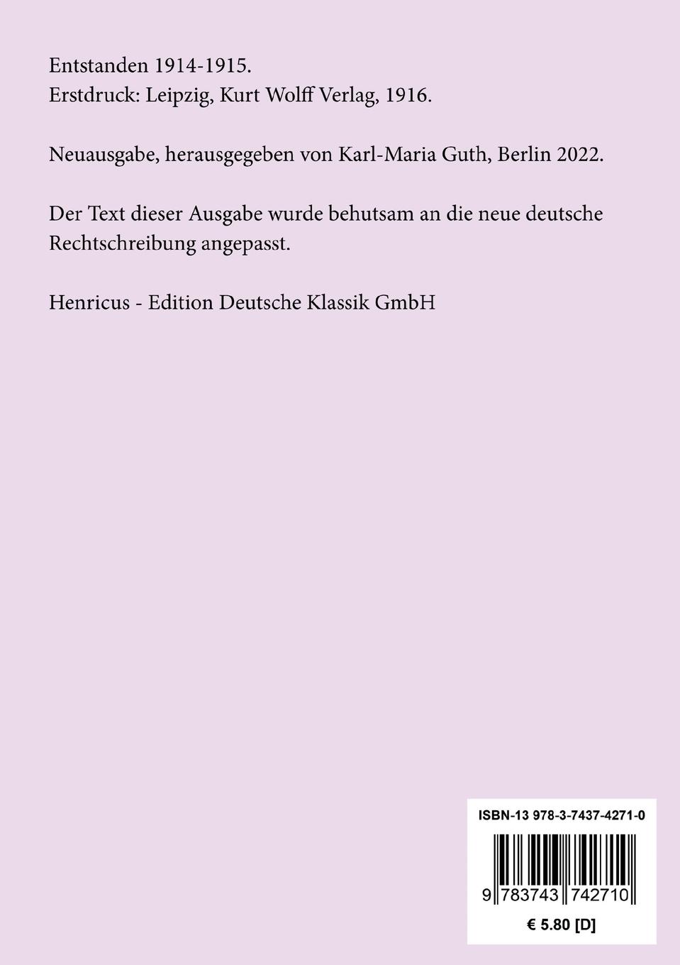 Rückseitencover Der Mensch schreit