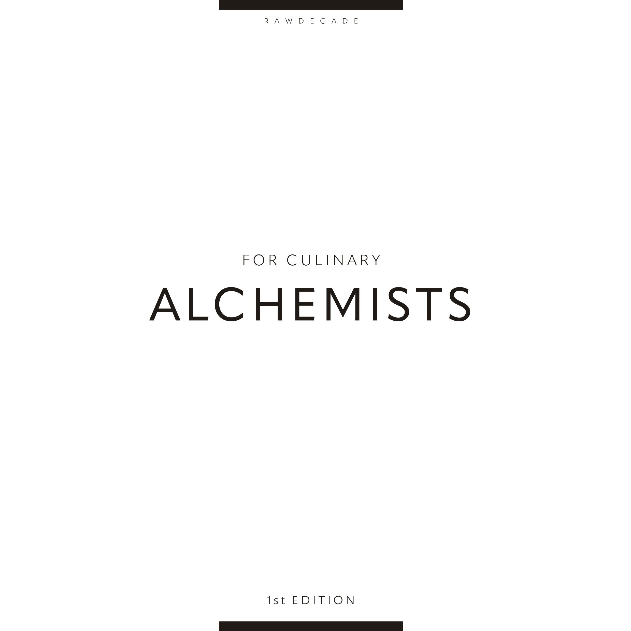 Vorderes Coverbild FOR CULINARY ALCHEMISTS