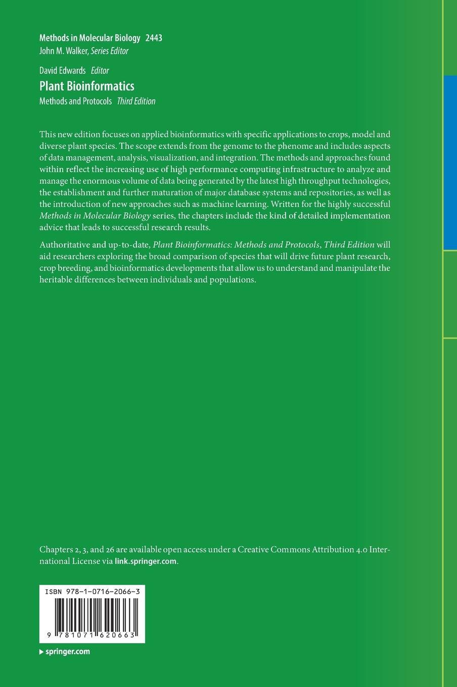 Rückseitencover Plant Bioinformatics