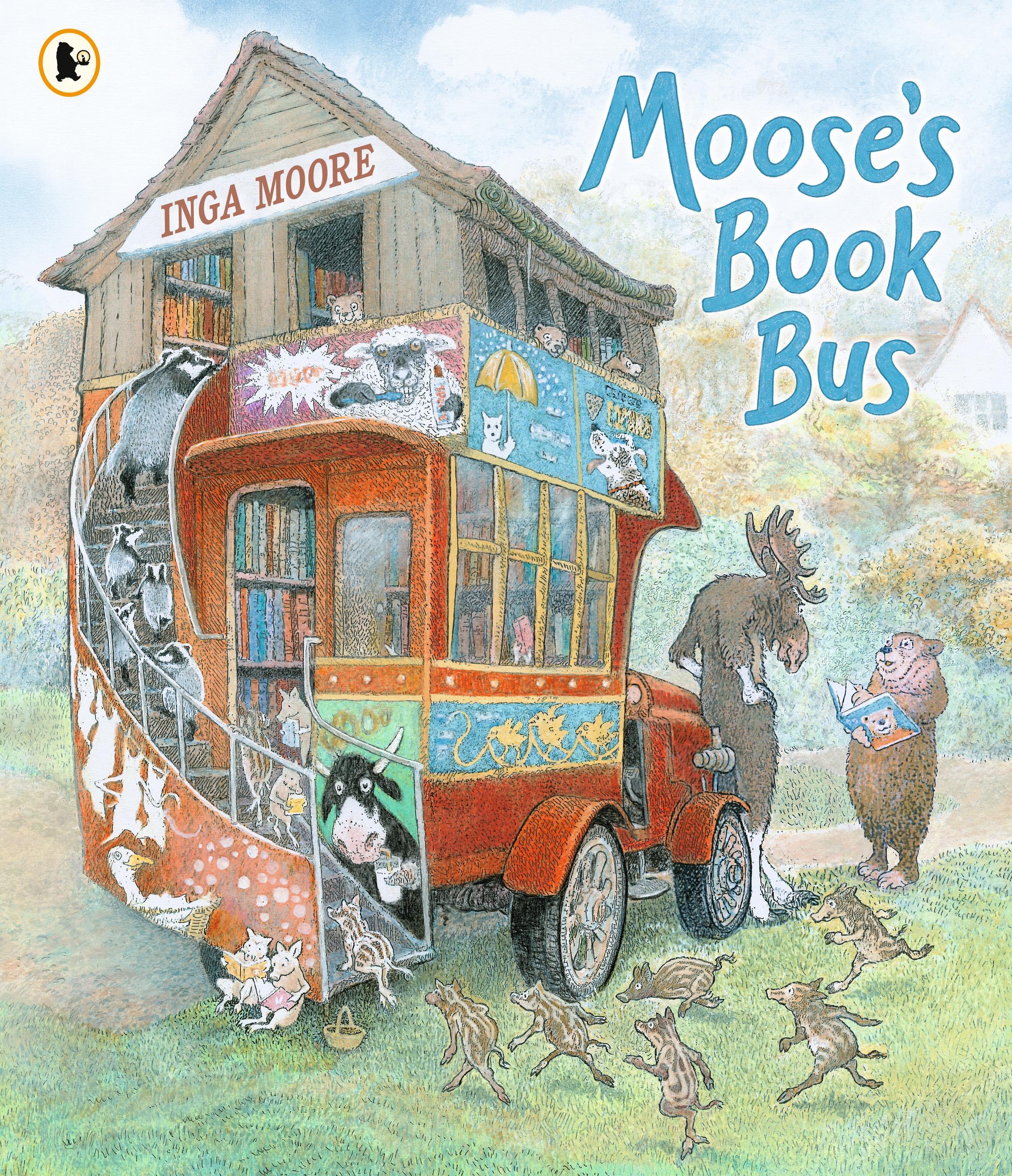 Vorderes Coverbild Moose's Book Bus