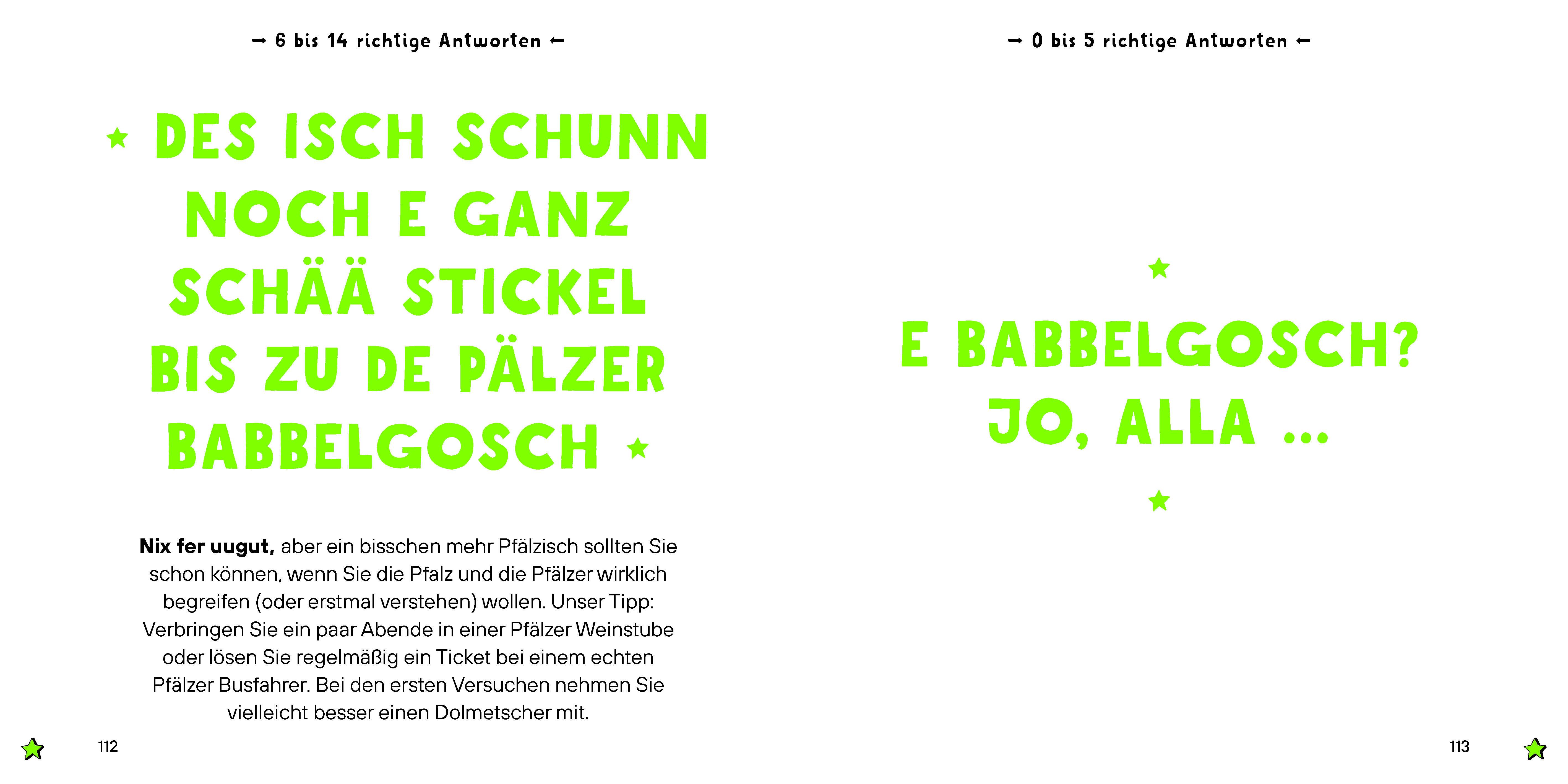 Beispielinhalt (Bild) Können Sie Pfälzisch? - Edition Babbelgosch