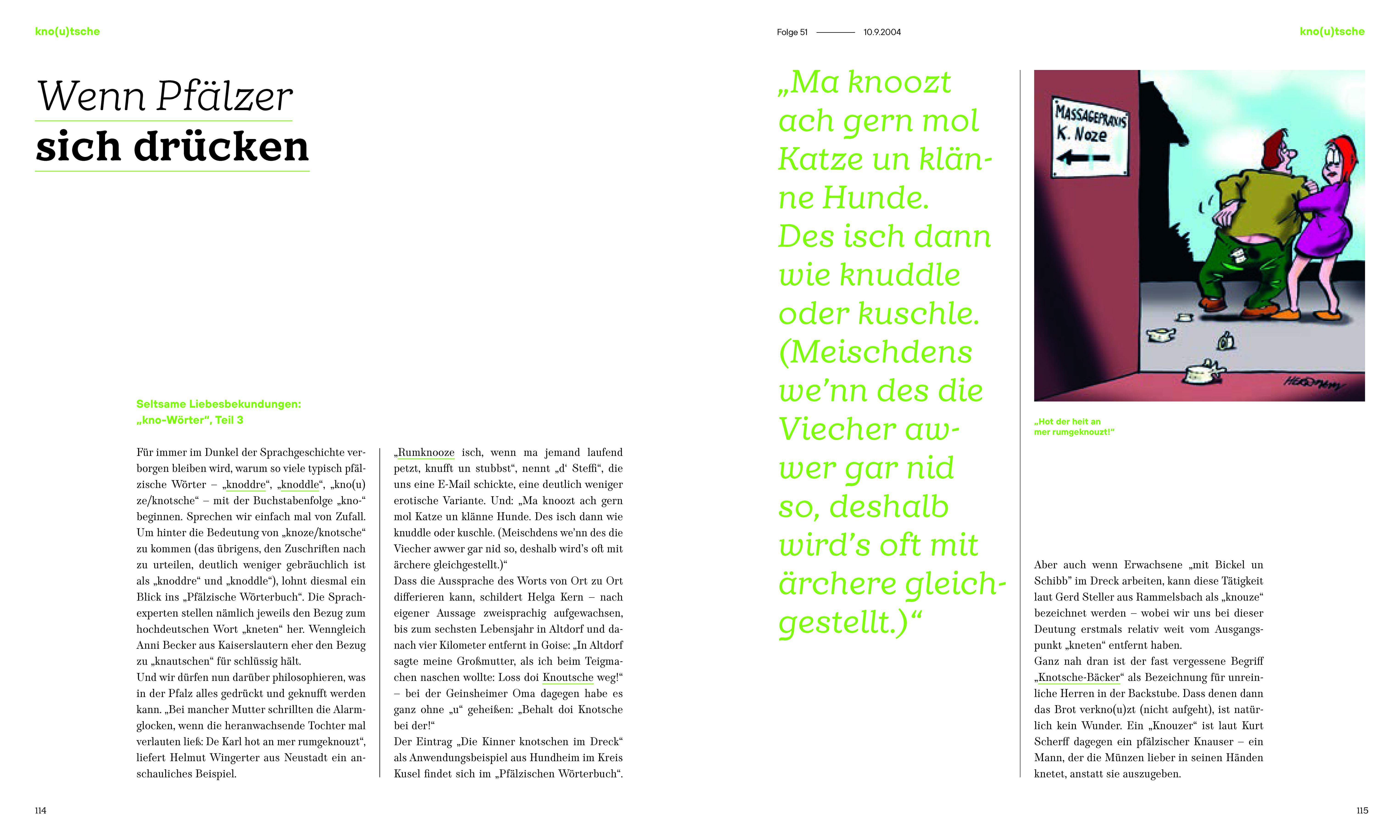 Beispielinhalt (Bild) Saach blooß