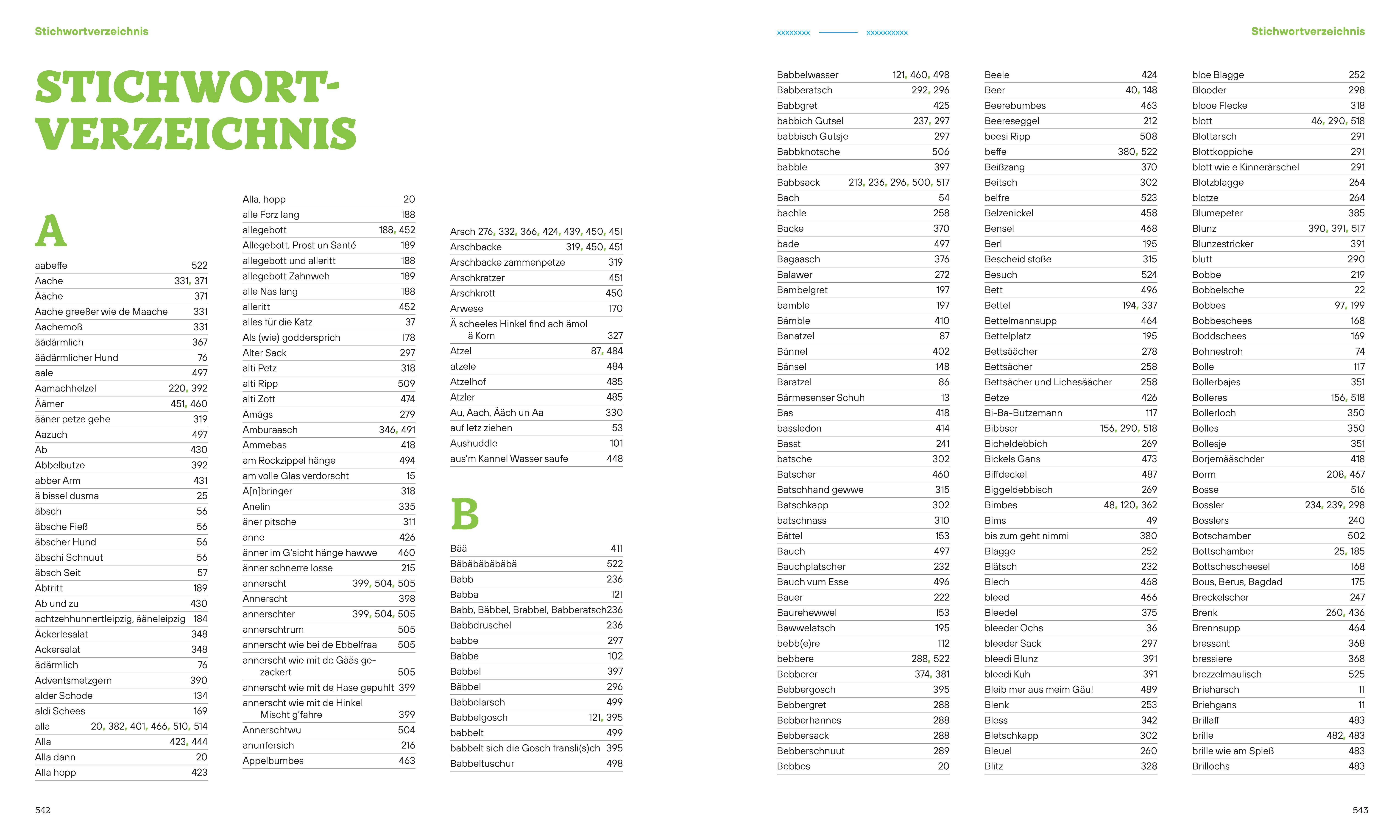 Beispielinhalt (Bild) Saach blooß