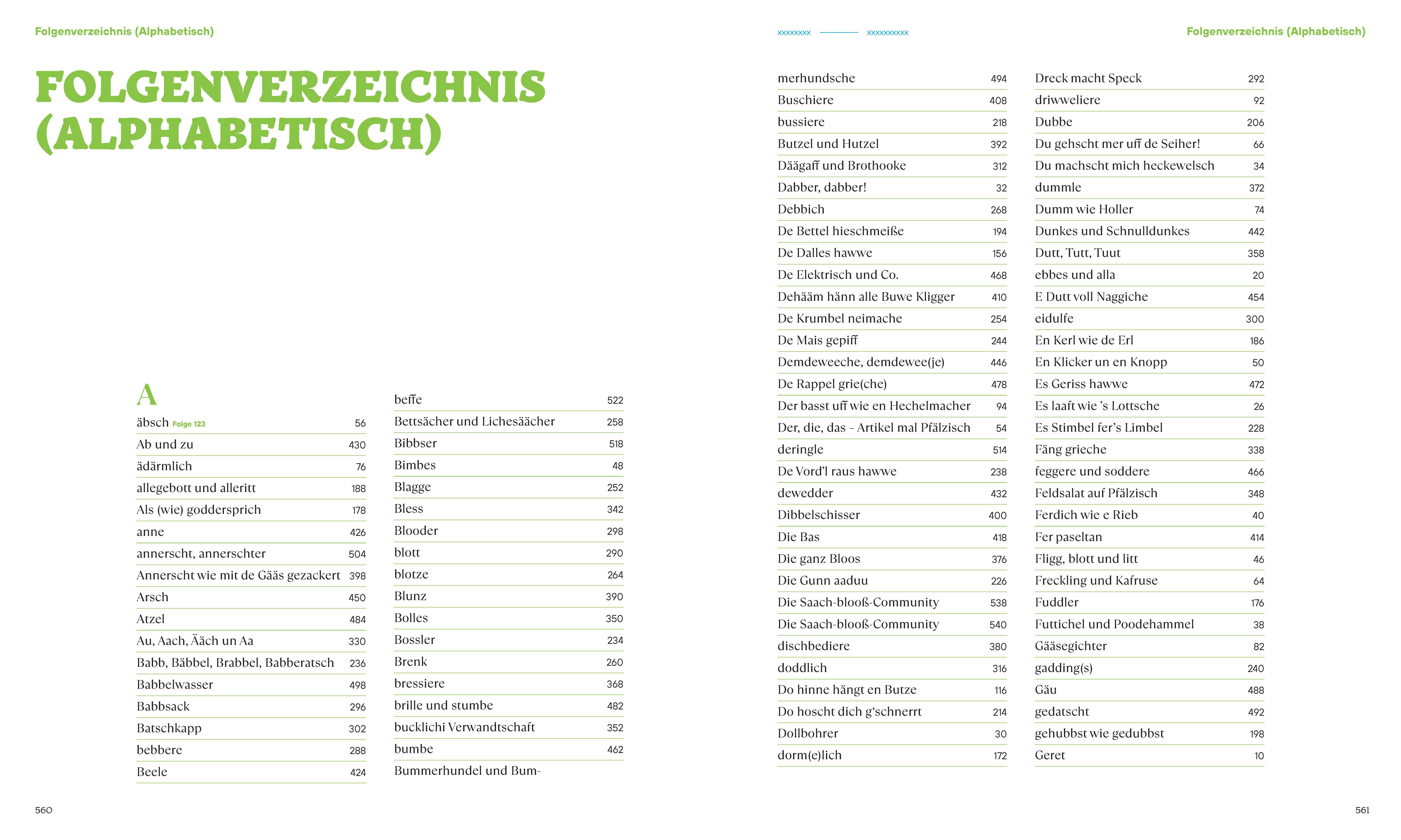 Beispielinhalt (Bild) Saach blooß